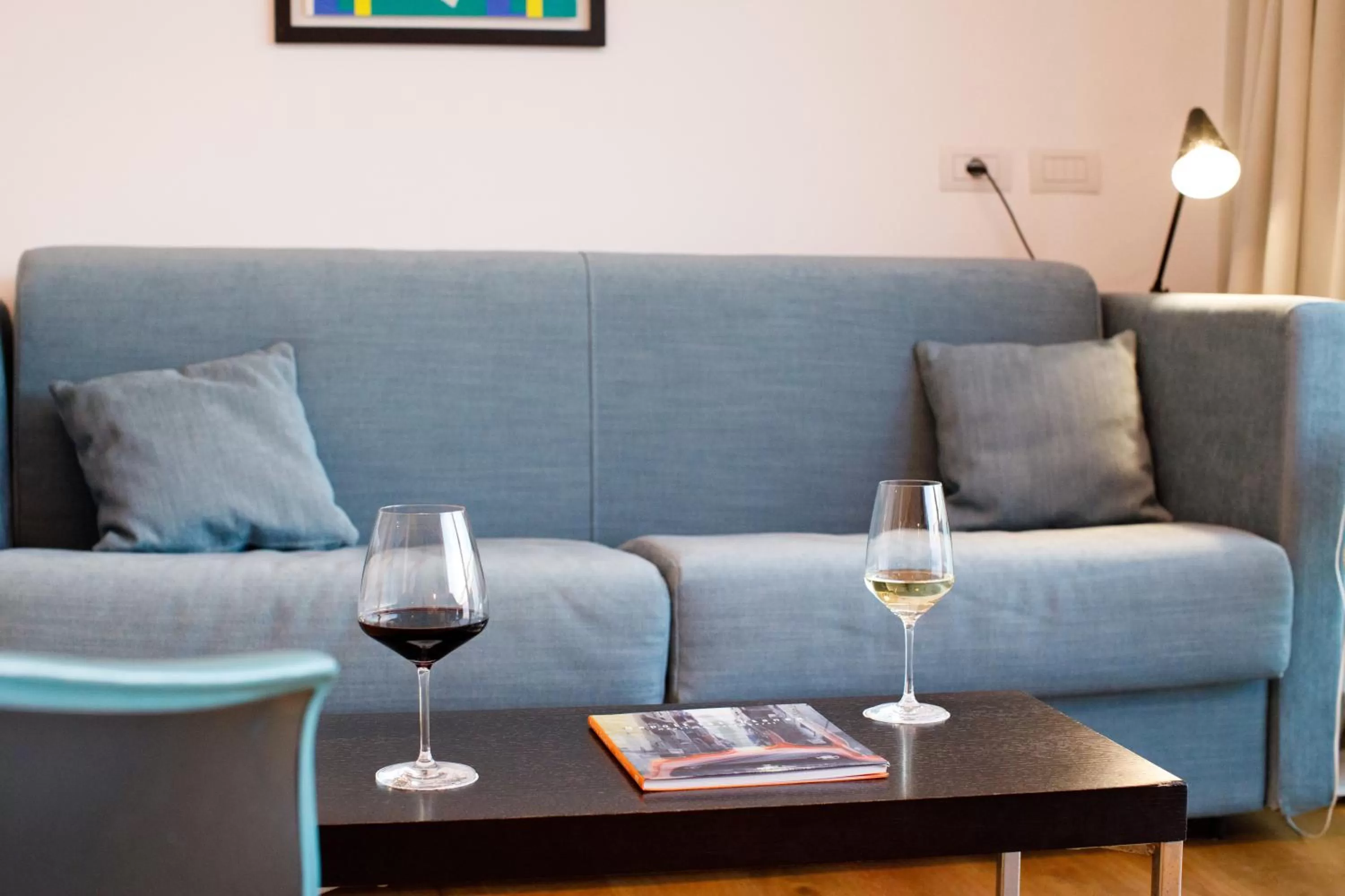 Living room in Villa Fiorella Art Hotel