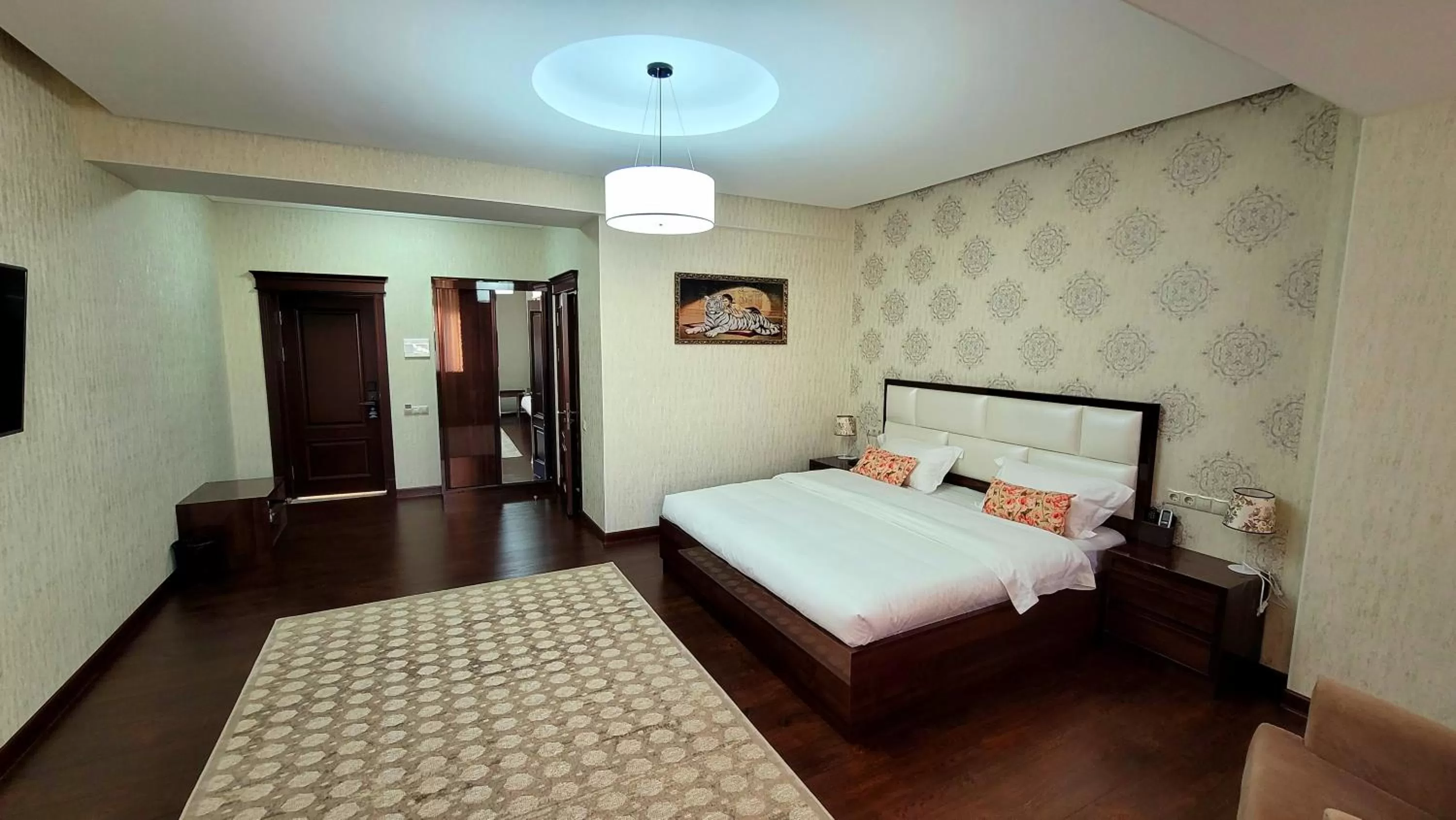 Bed in HOTEL AYNI