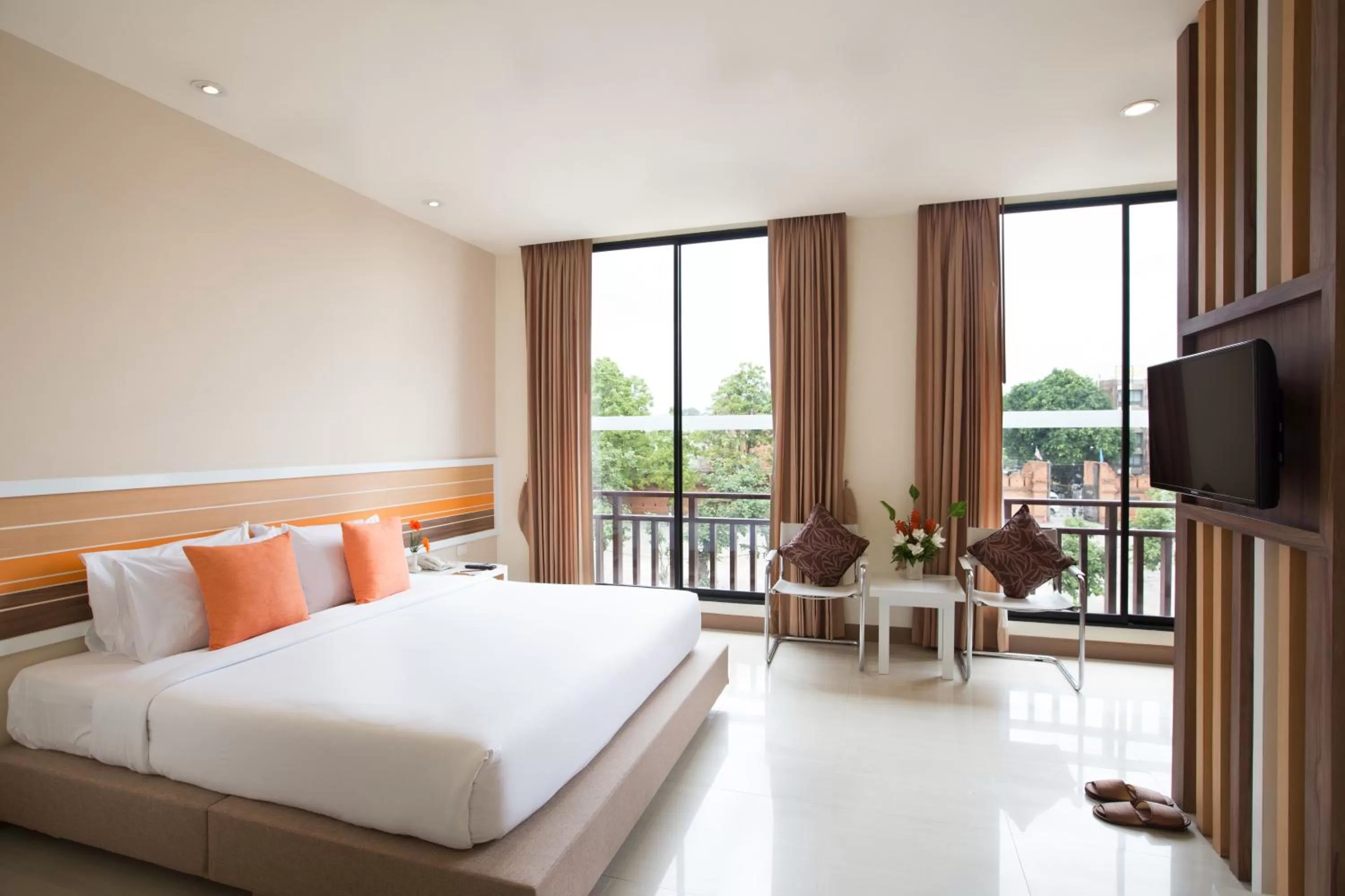 Deluxe Double or Twin Room with Mountain View in Imm Hotel Thaphae Chiang Mai