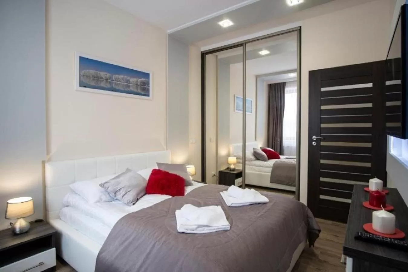 Bed in Aparthotel Giewont