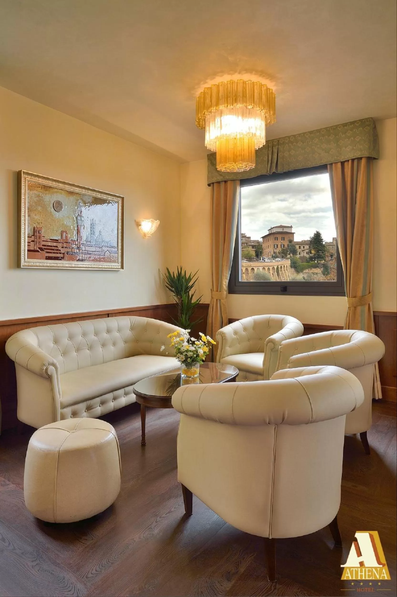 Lounge or bar in Hotel Athena