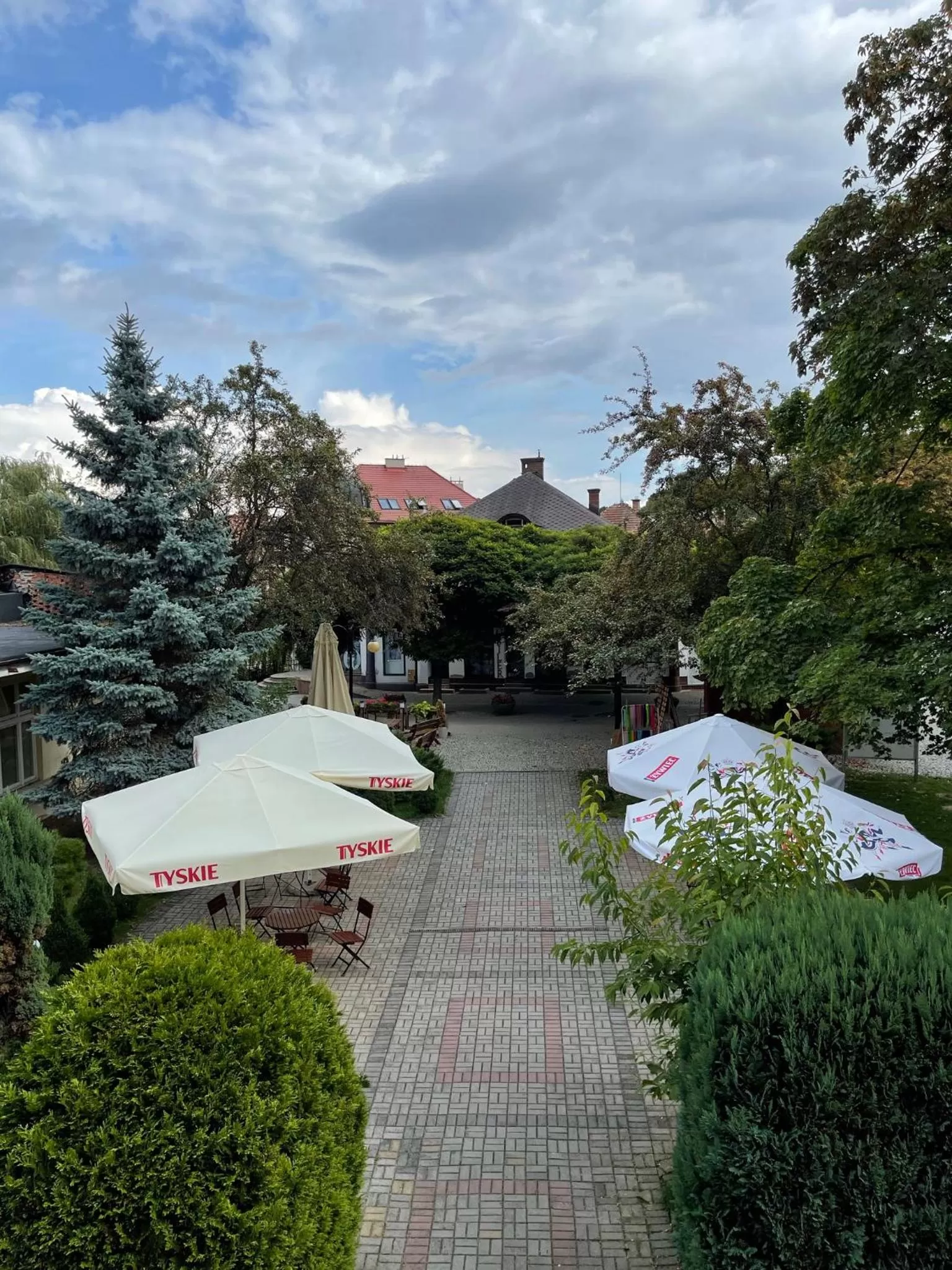 Garden view in Hotel Europa