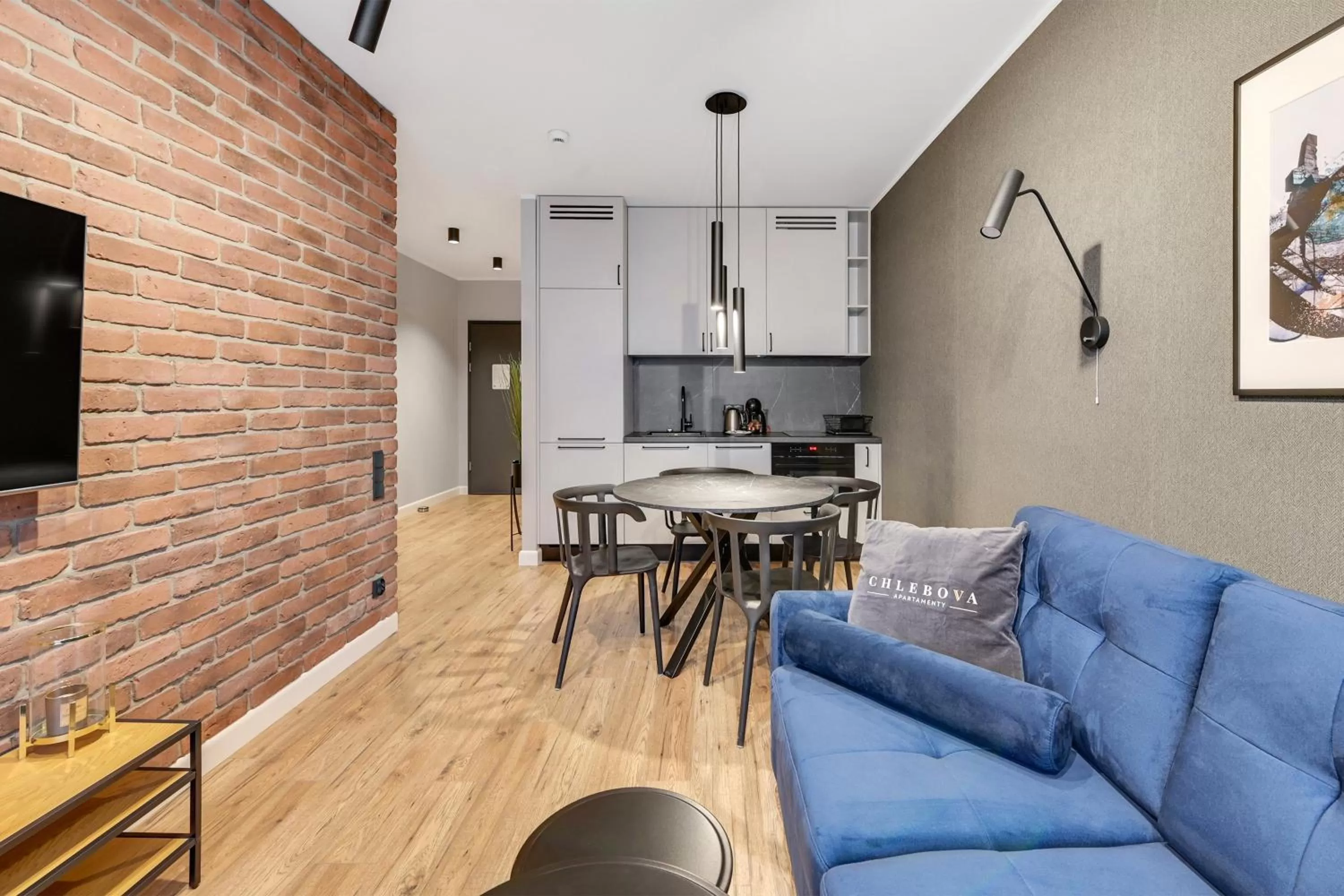 Living room in RentPlanet - Apartamenty Chlebova