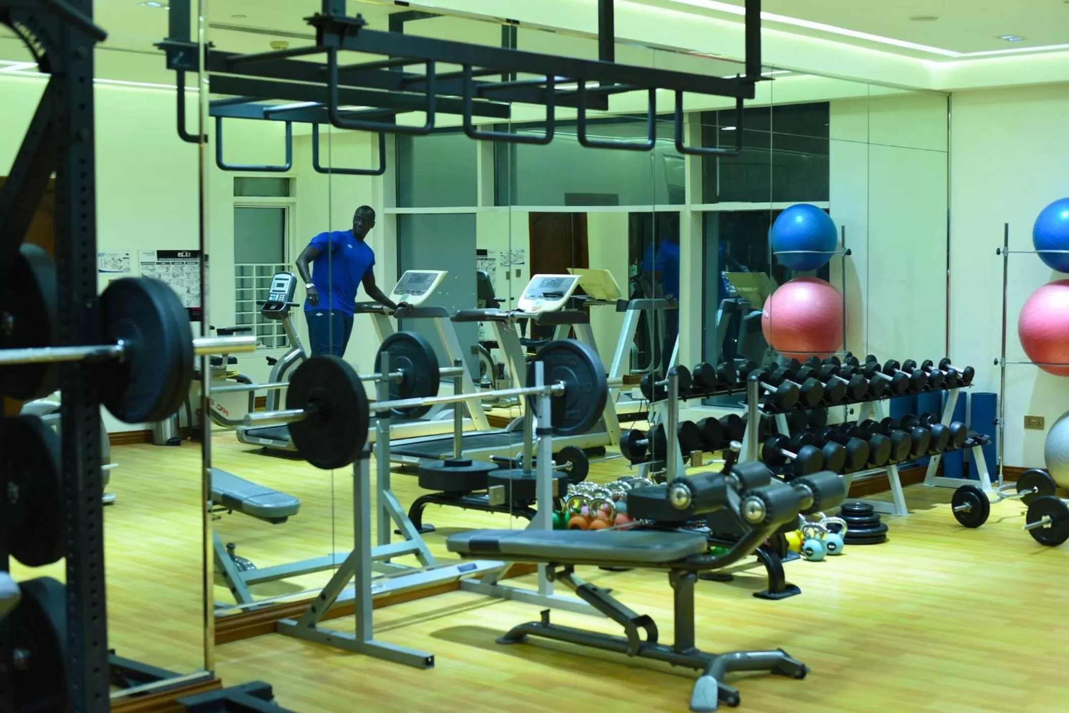 Fitness centre/facilities in Horizon Manor Hotel