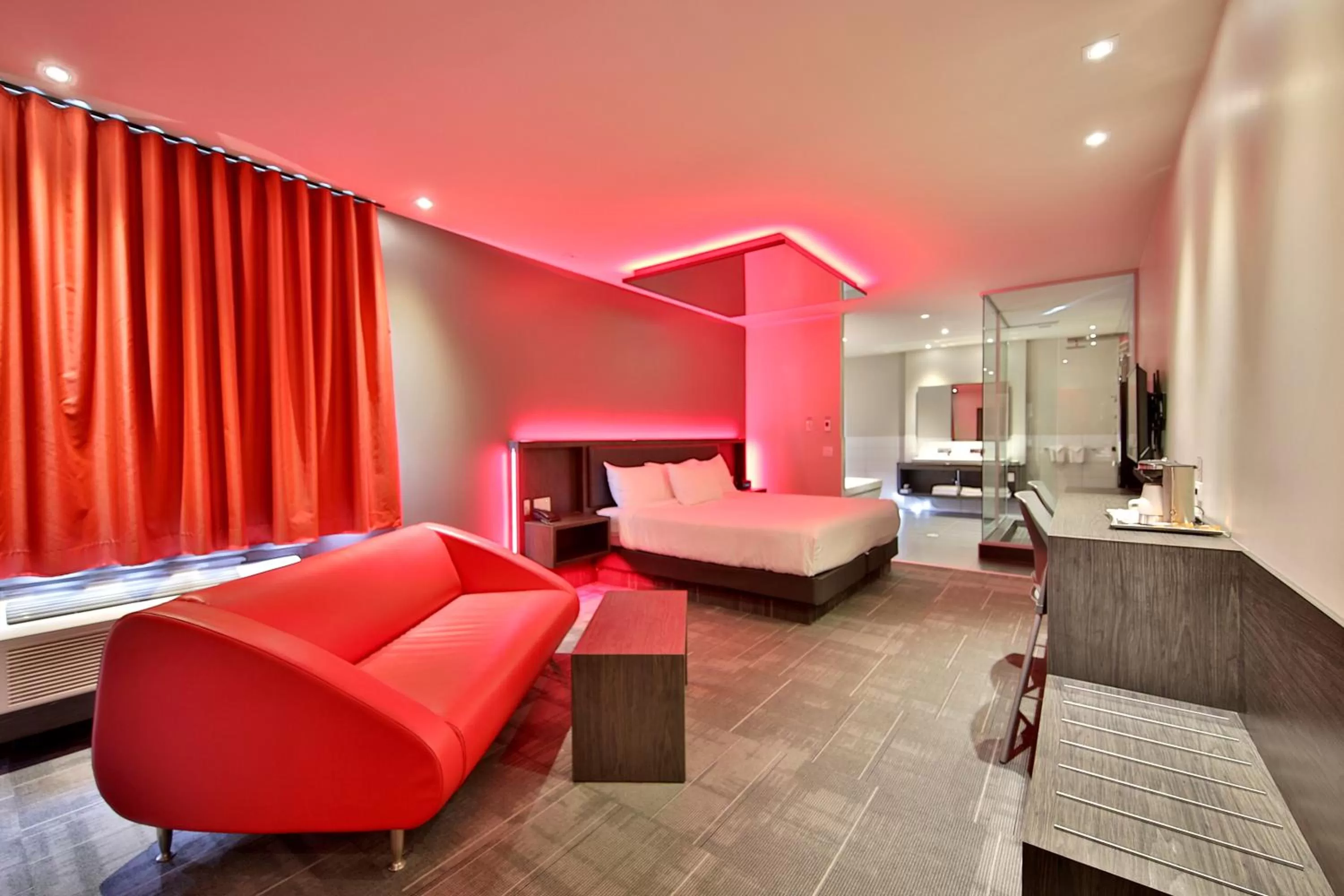 Bed in Hôtel Ô Laval