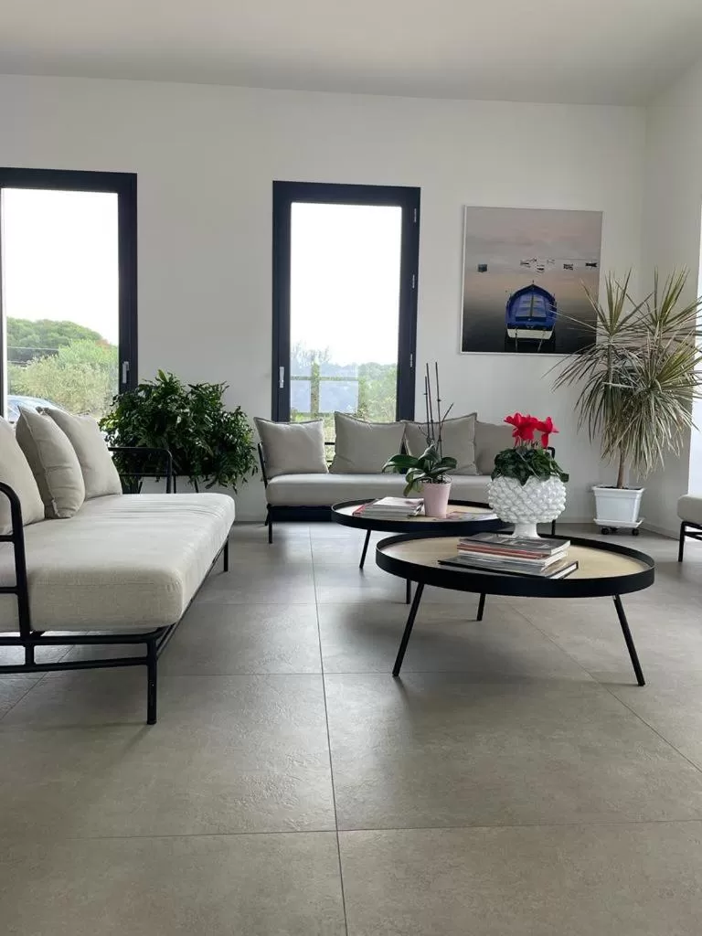 Living room in Baglio Custera