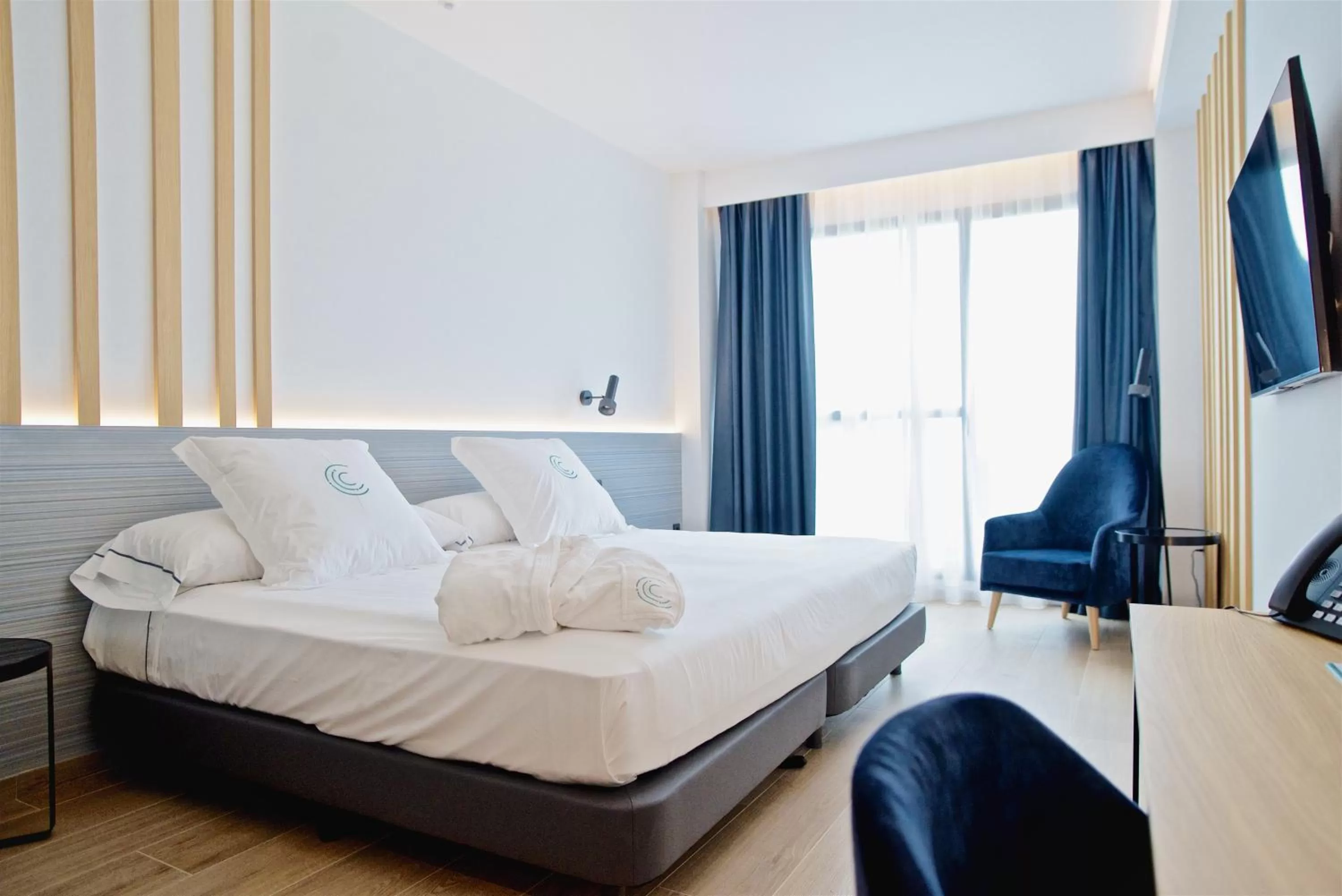 Bed in Syncrosfera Fitness & Spa Health Hotel Boutique