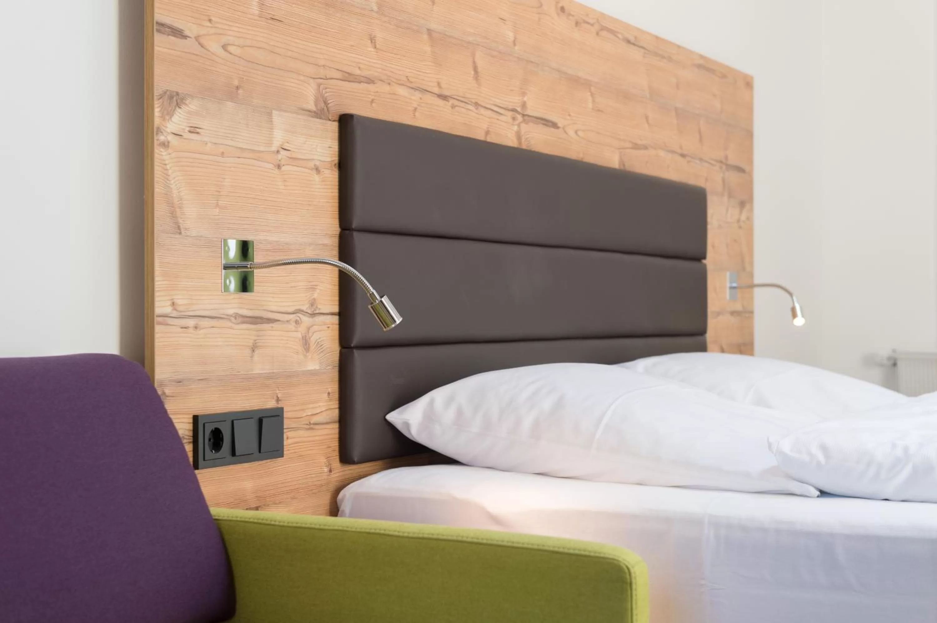 Bed in Hotel SCHNEIDER