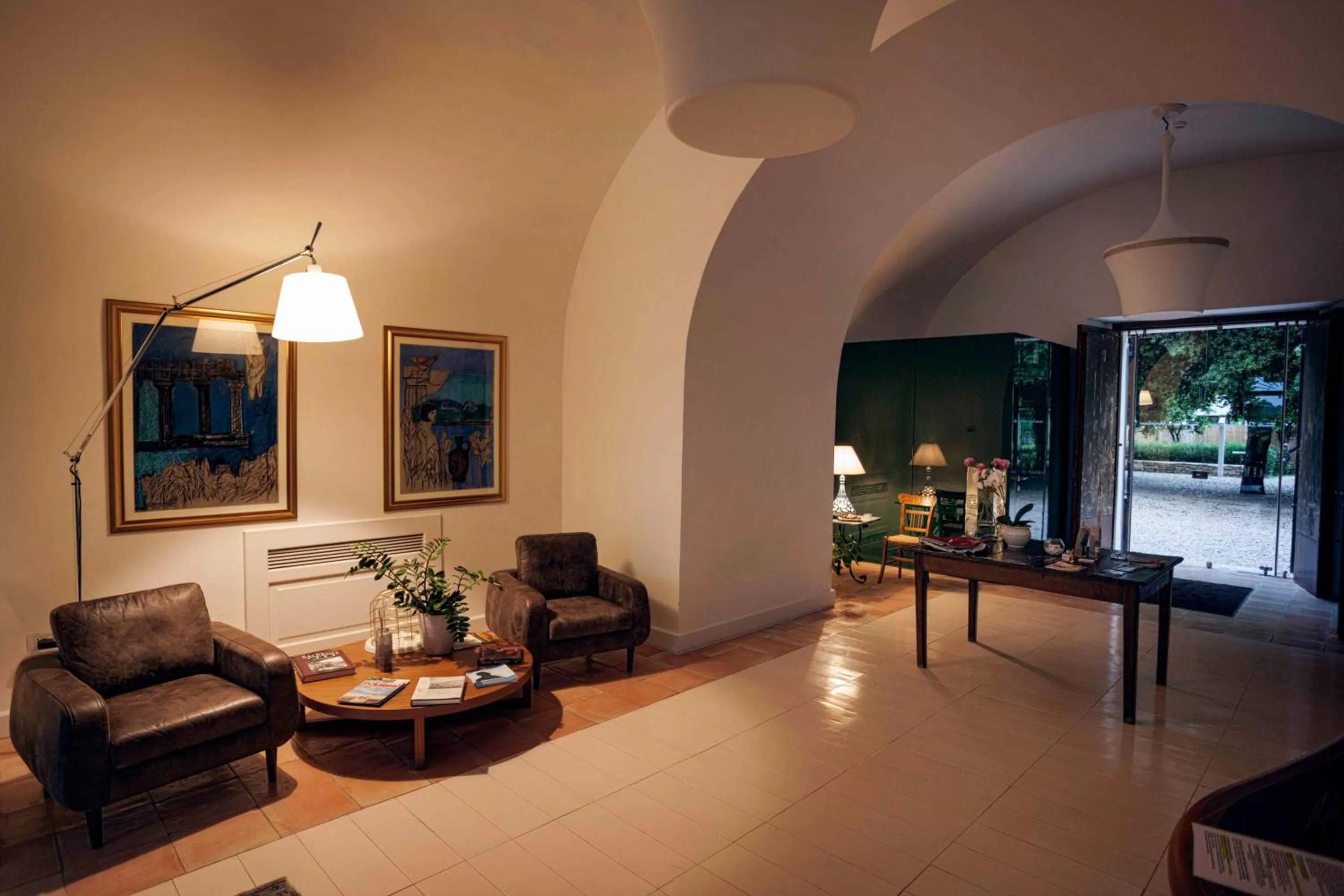 Lobby or reception in Tenuta Duca Marigliano Boutique Hotel