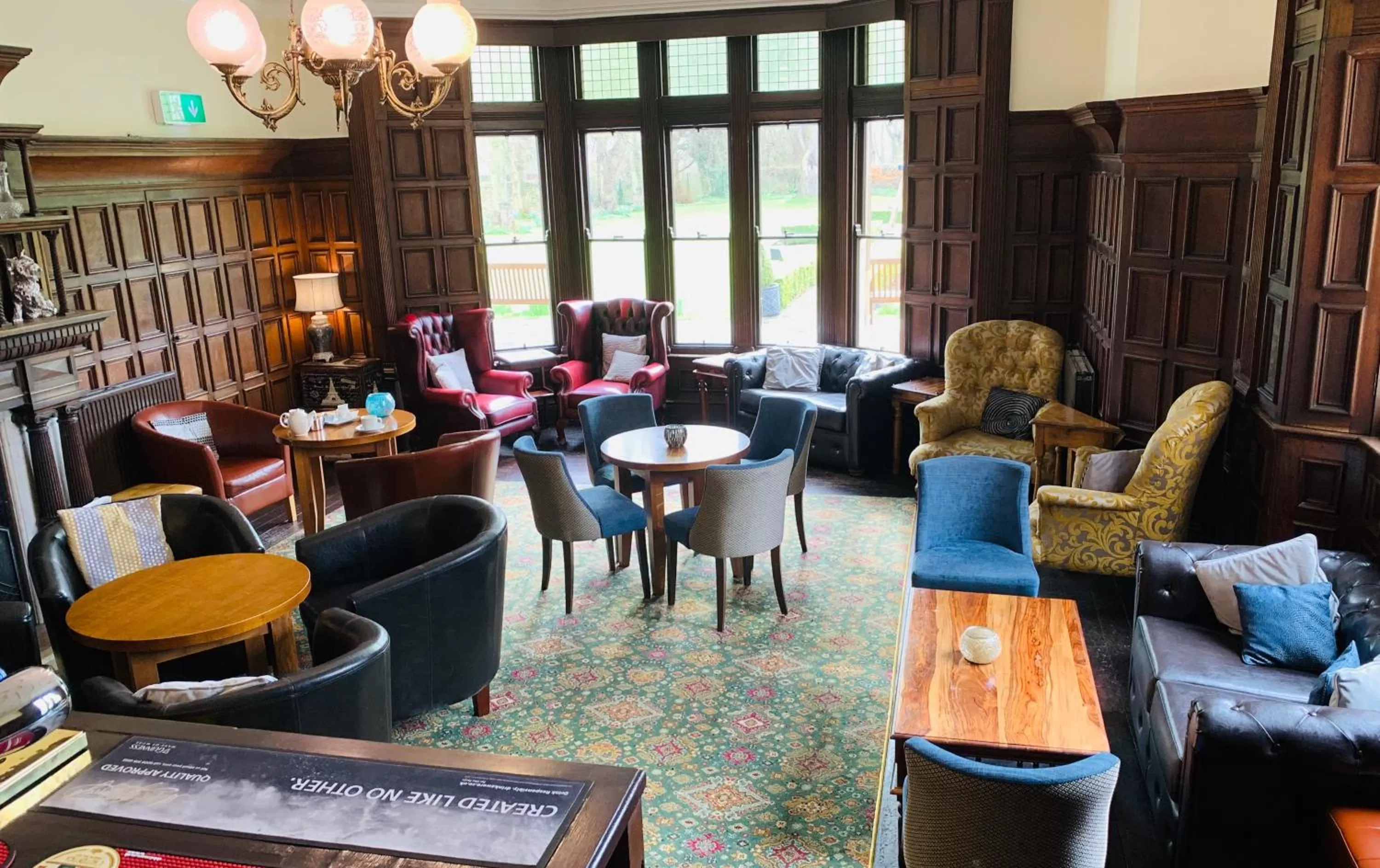 Seating area in The Old Lodge