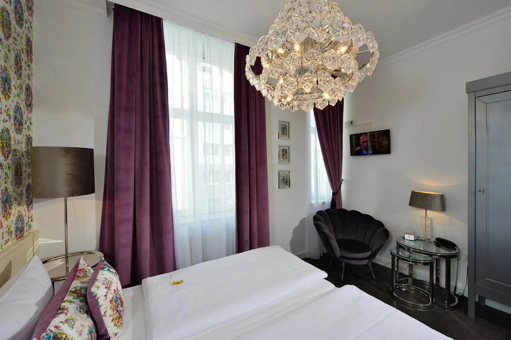 Bed in Hotel Domstern