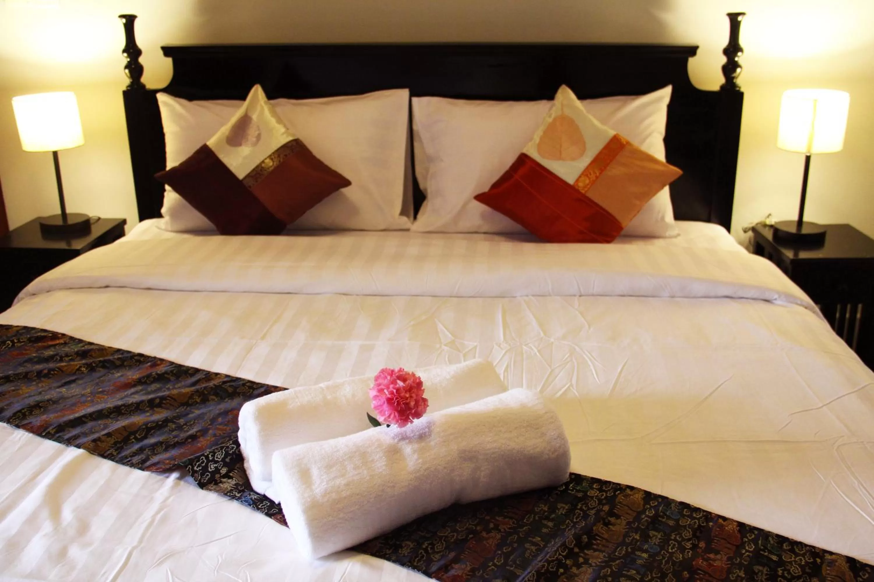 Bed in Cozy Boutique Hotel