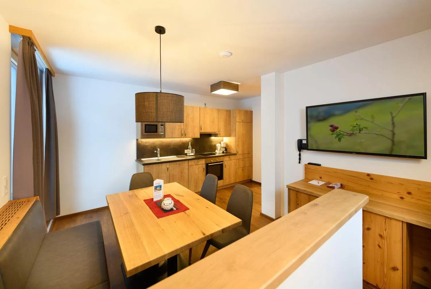 Kitchen or kitchenette in Appartement-Pension Kendlbacher