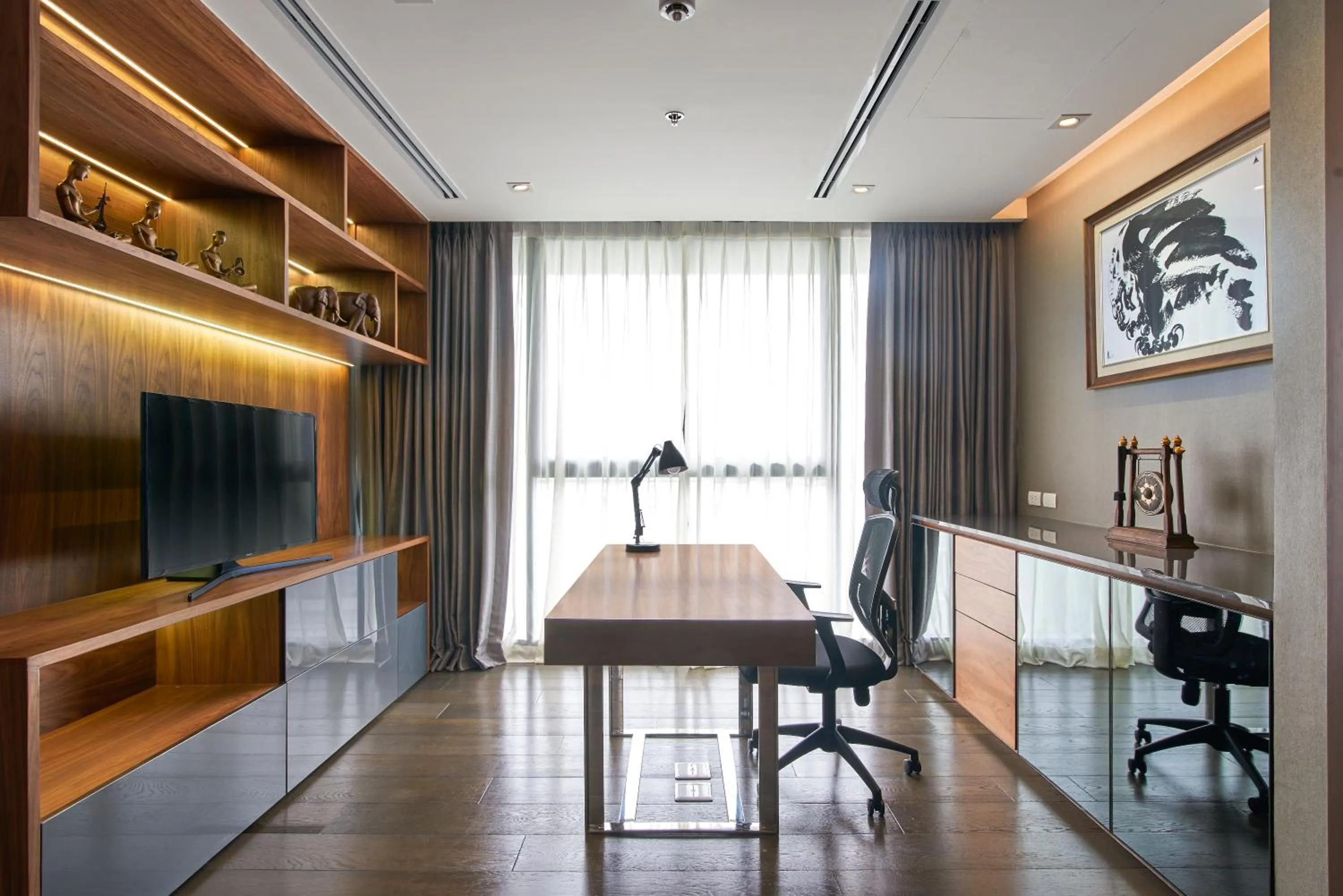 Seating area in Amp Am House Bangkok Hotel