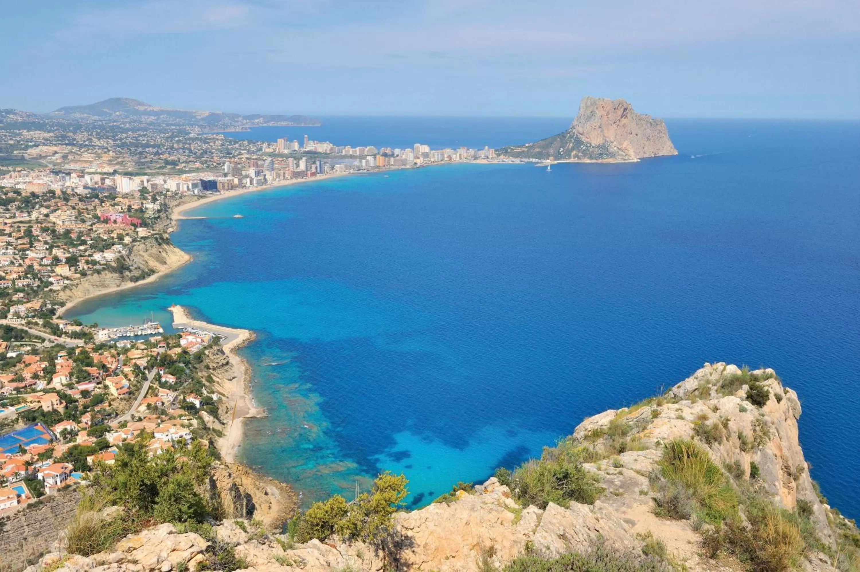Natural landscape in ESTIMAR Calpe Suitopia