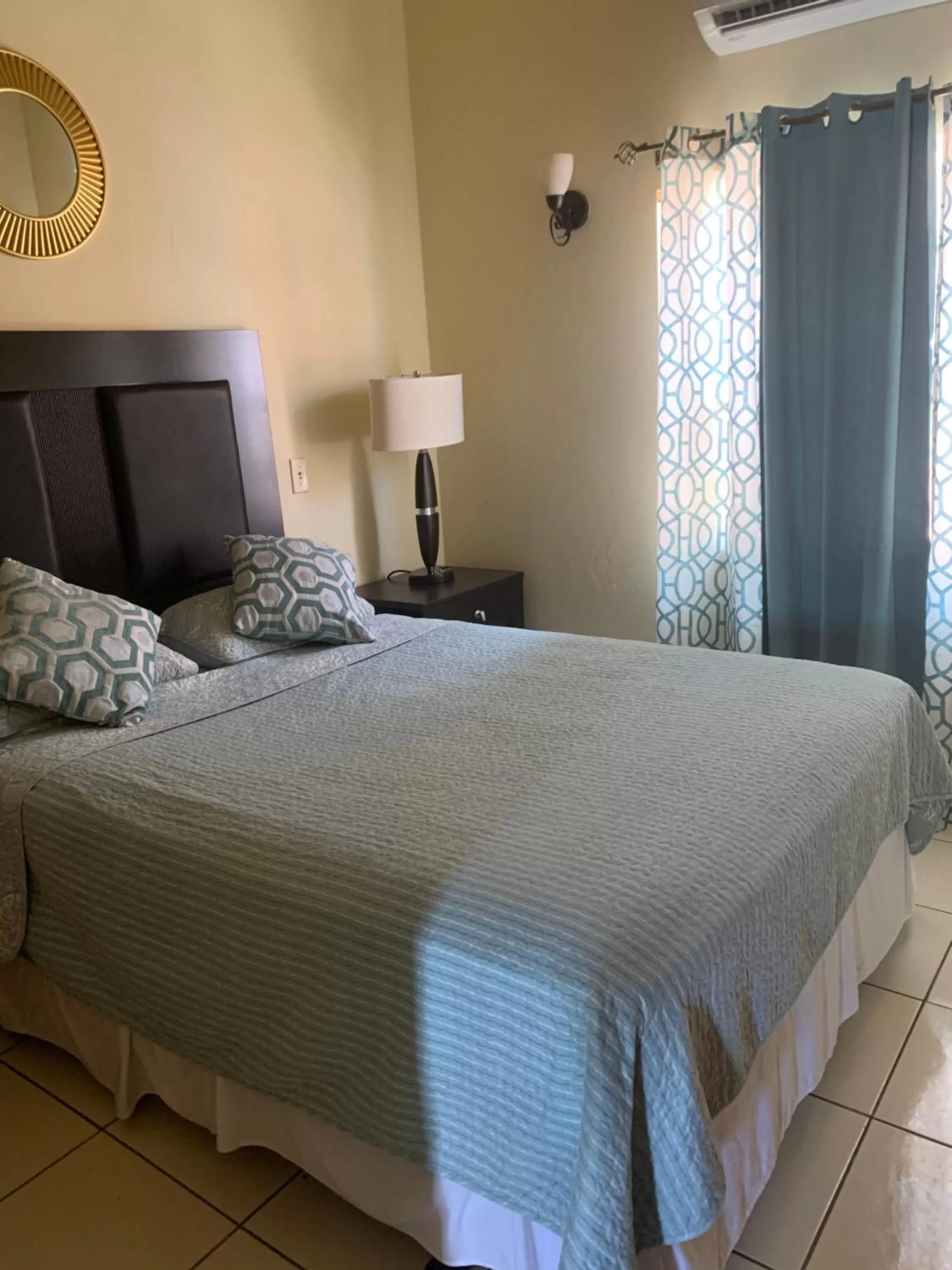 Bed in Connie's Comfort Suites