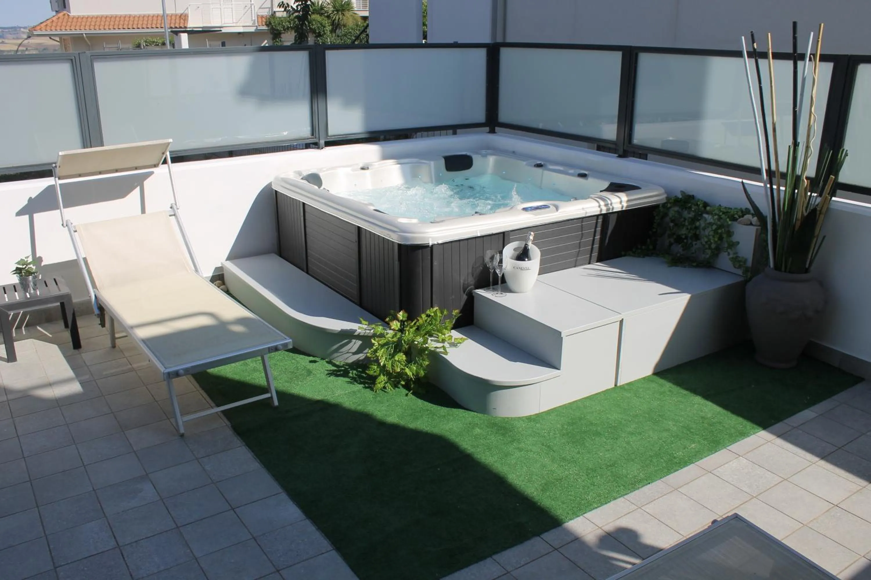 Steam room in Hotel Villa Bianca