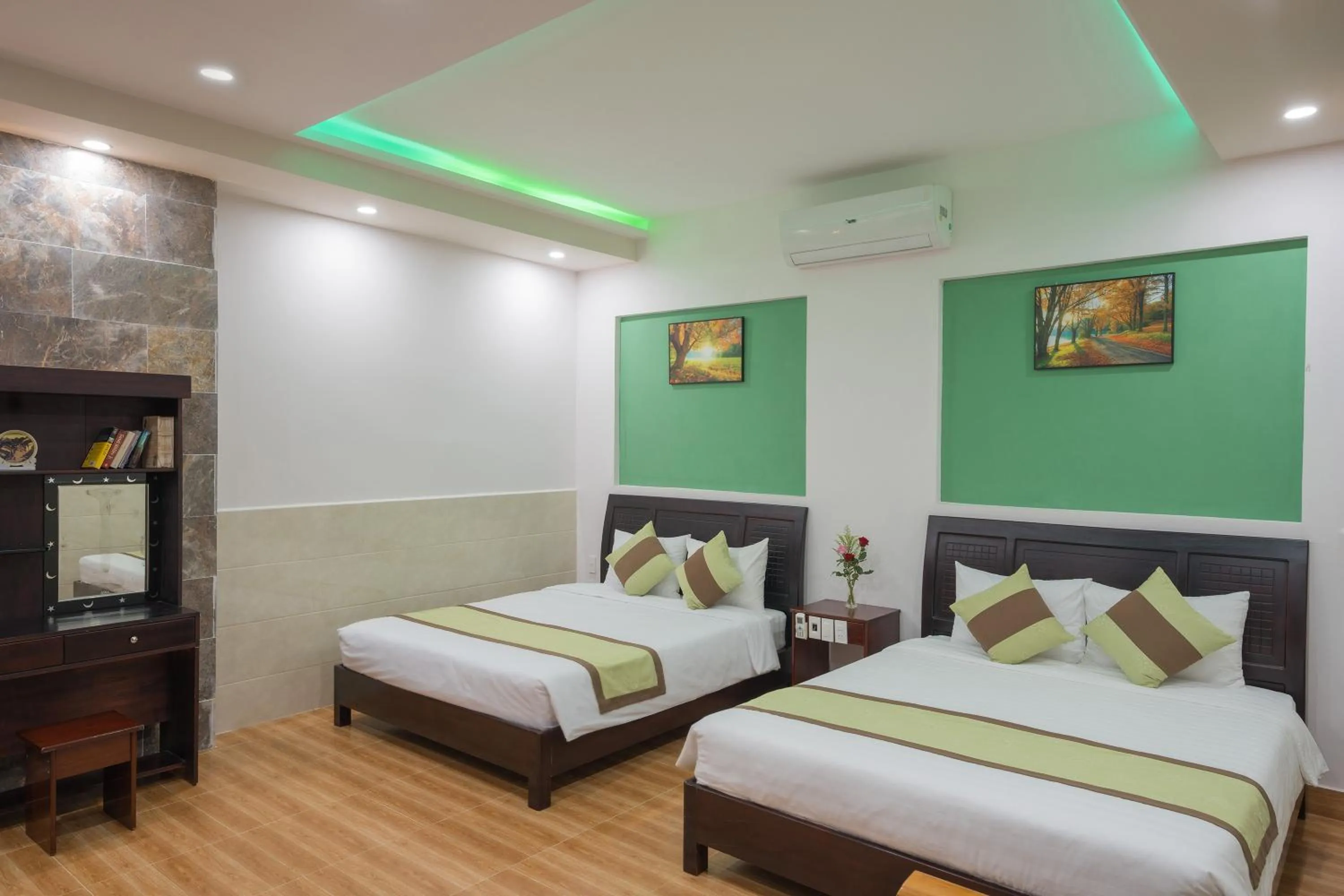 Bed in Countryside Moon Homestay