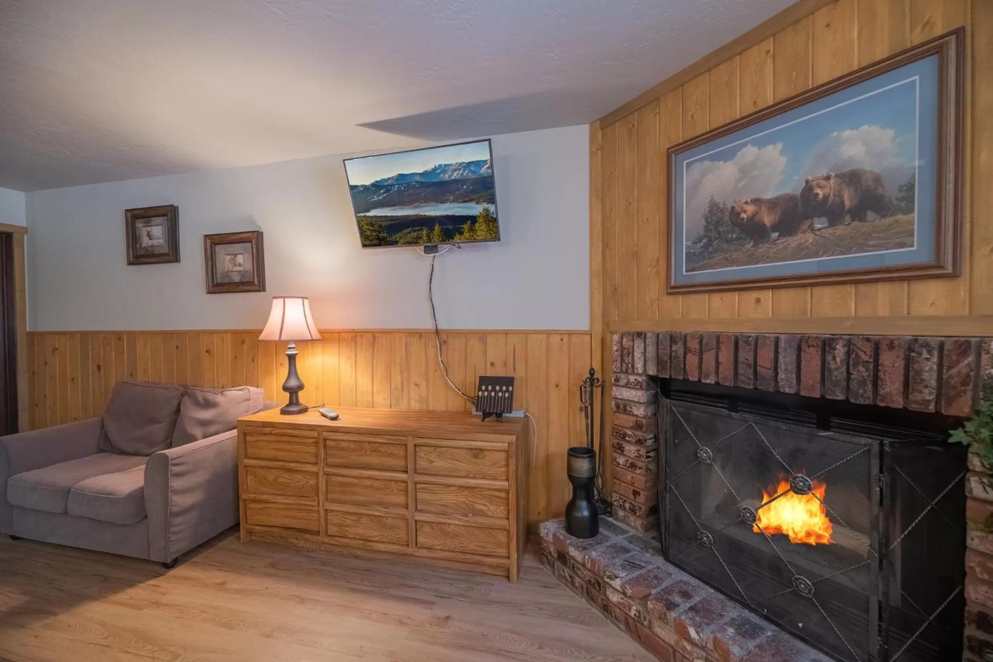 Seating area in Black Forest Lodge