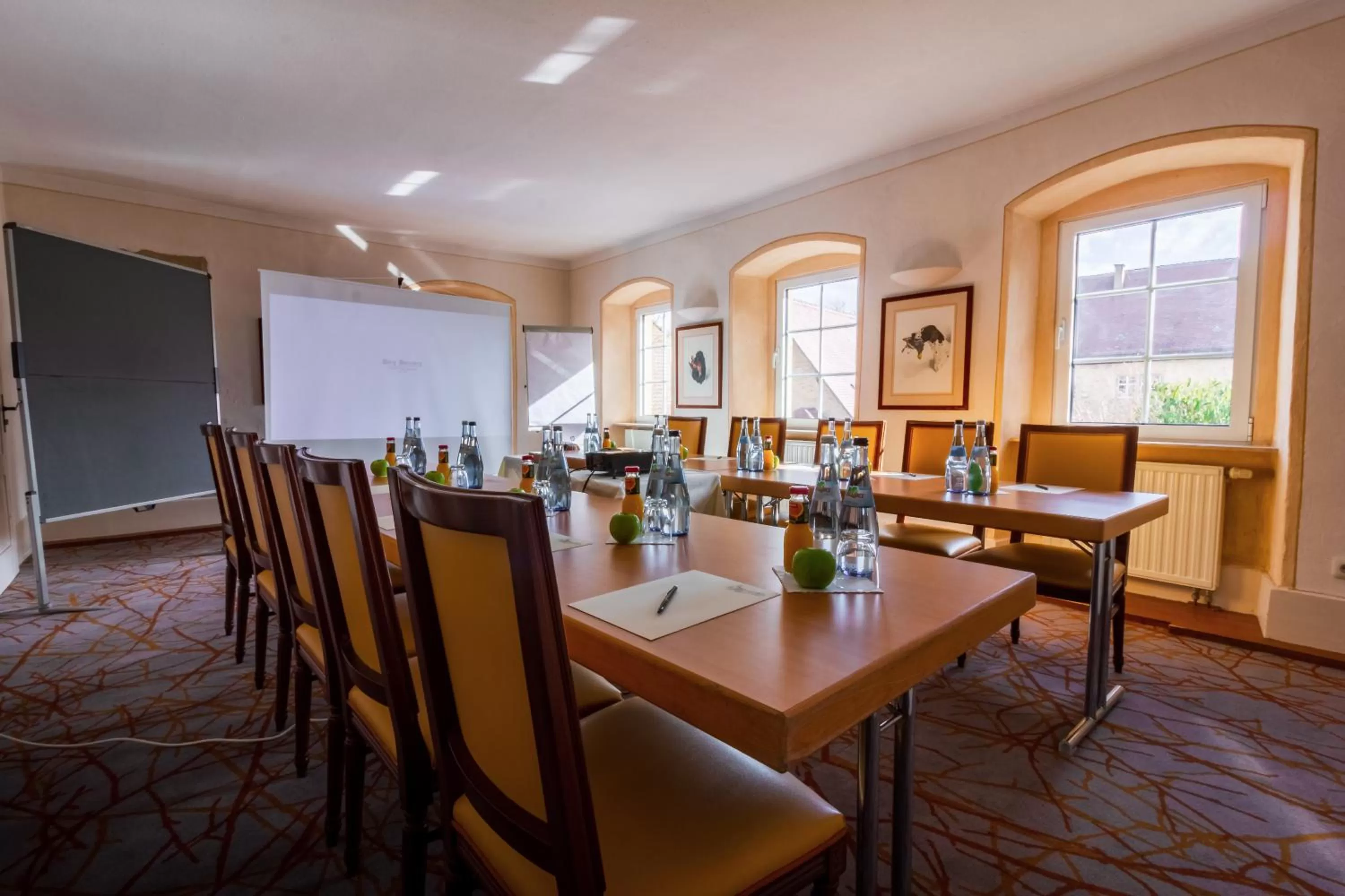 Meeting/conference room, Restaurant/Places to Eat in Hotel-Restaurant Burg Hornberg