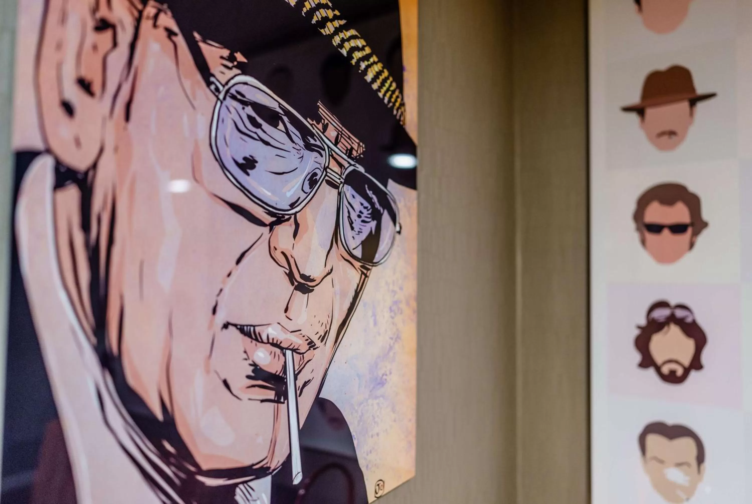 Decorative detail in The Verve Boston Natick, Tapestry Collection by Hilton