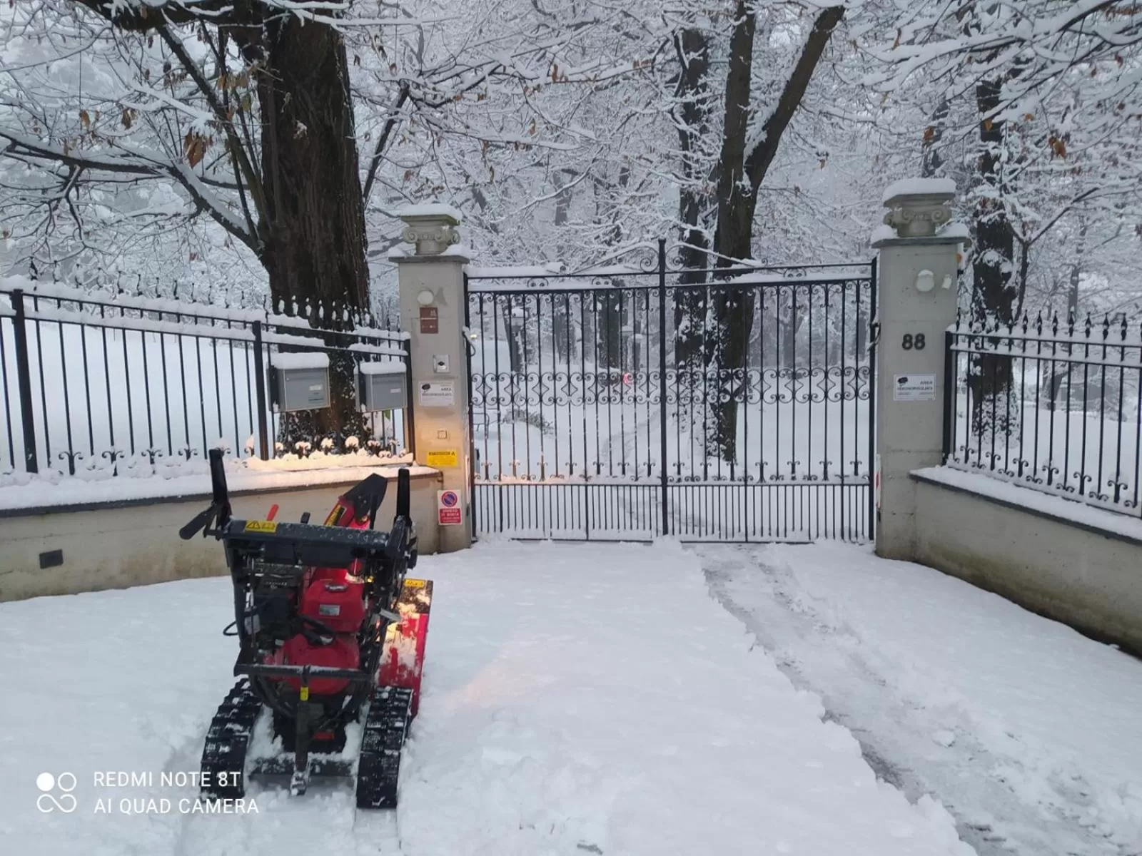 Winter in "La Selvetta" bed and breakfast