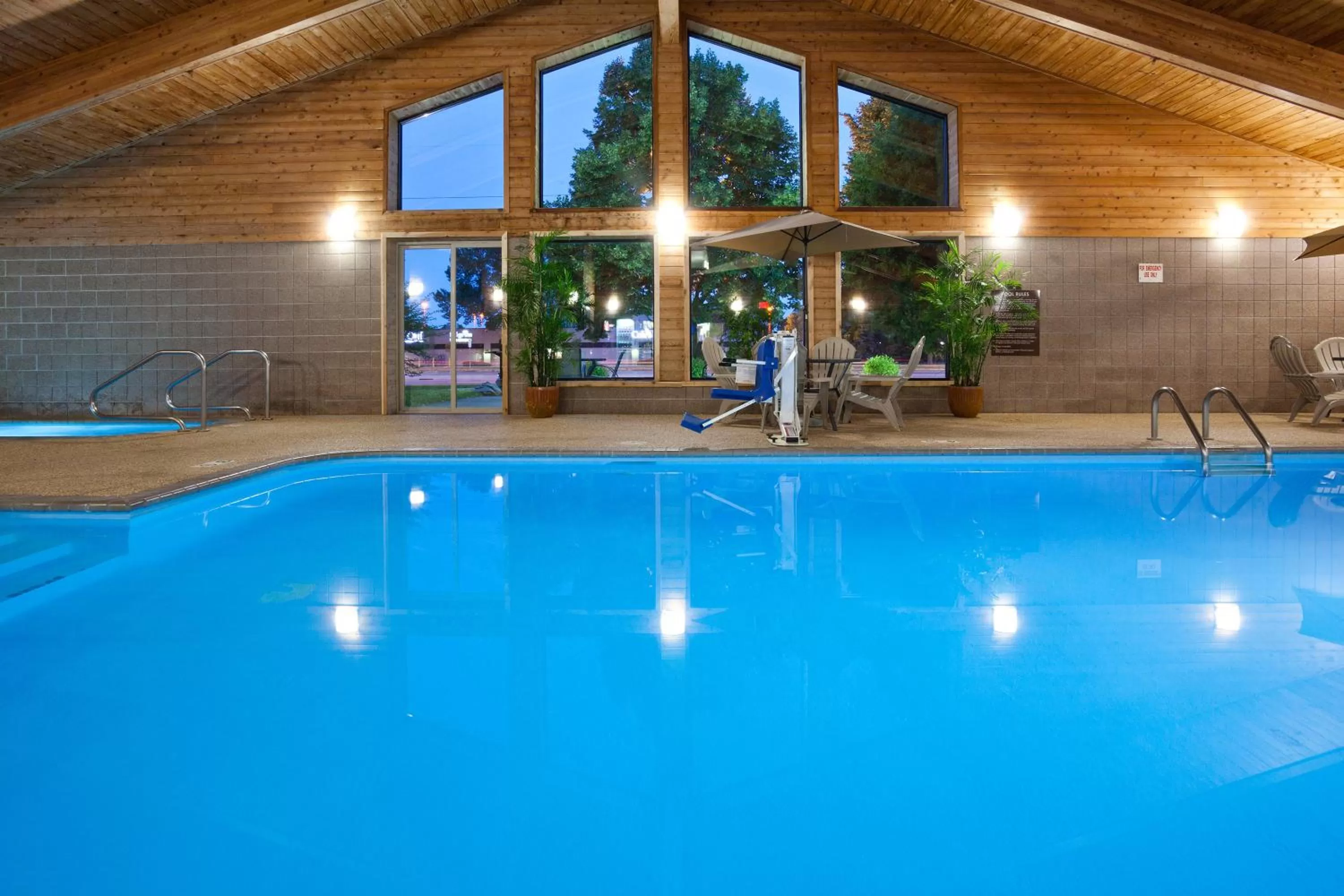 Swimming pool in AmericInn by Wyndham Apple Valley