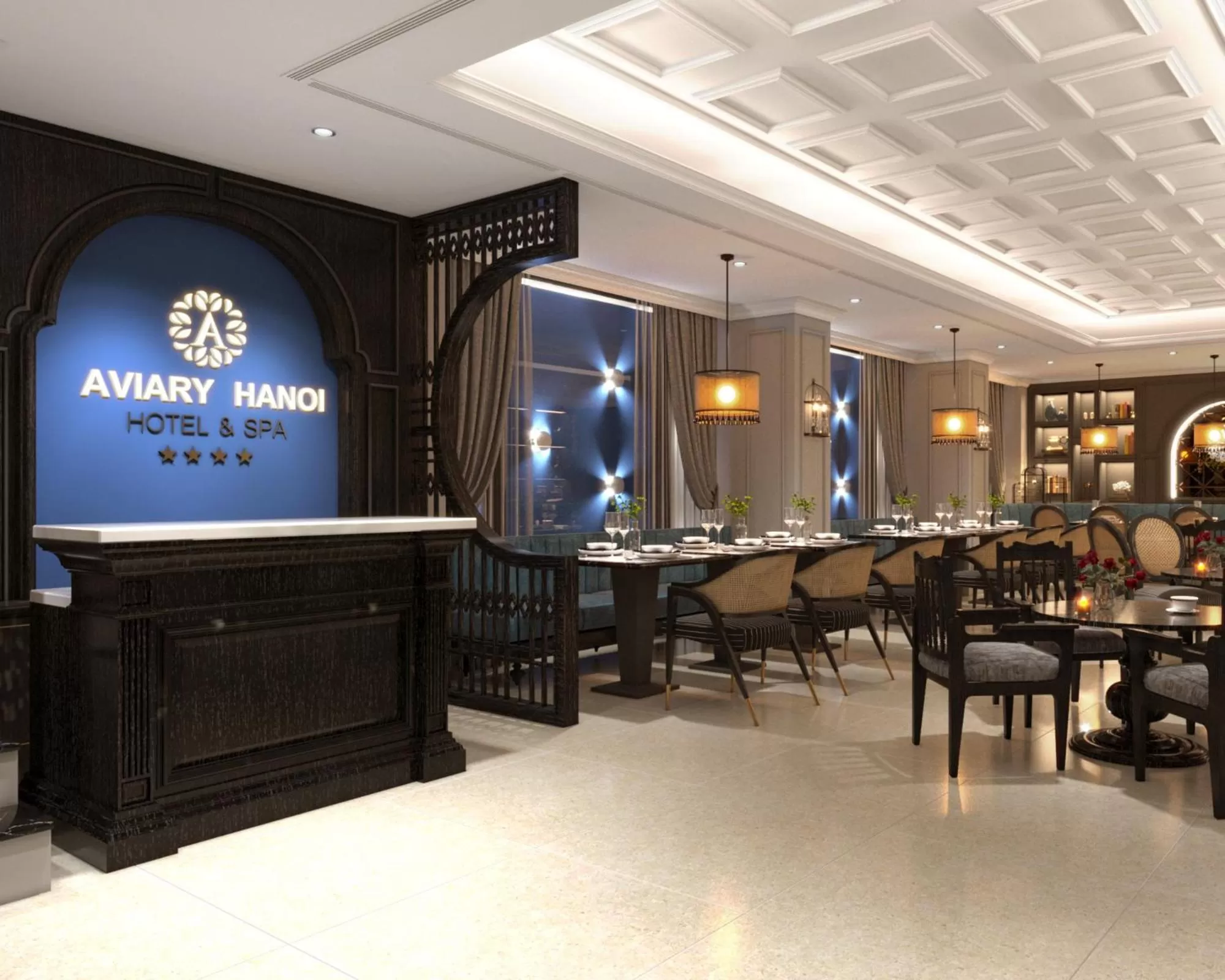 Property logo or sign in Aviary Hanoi Hotel & Travel