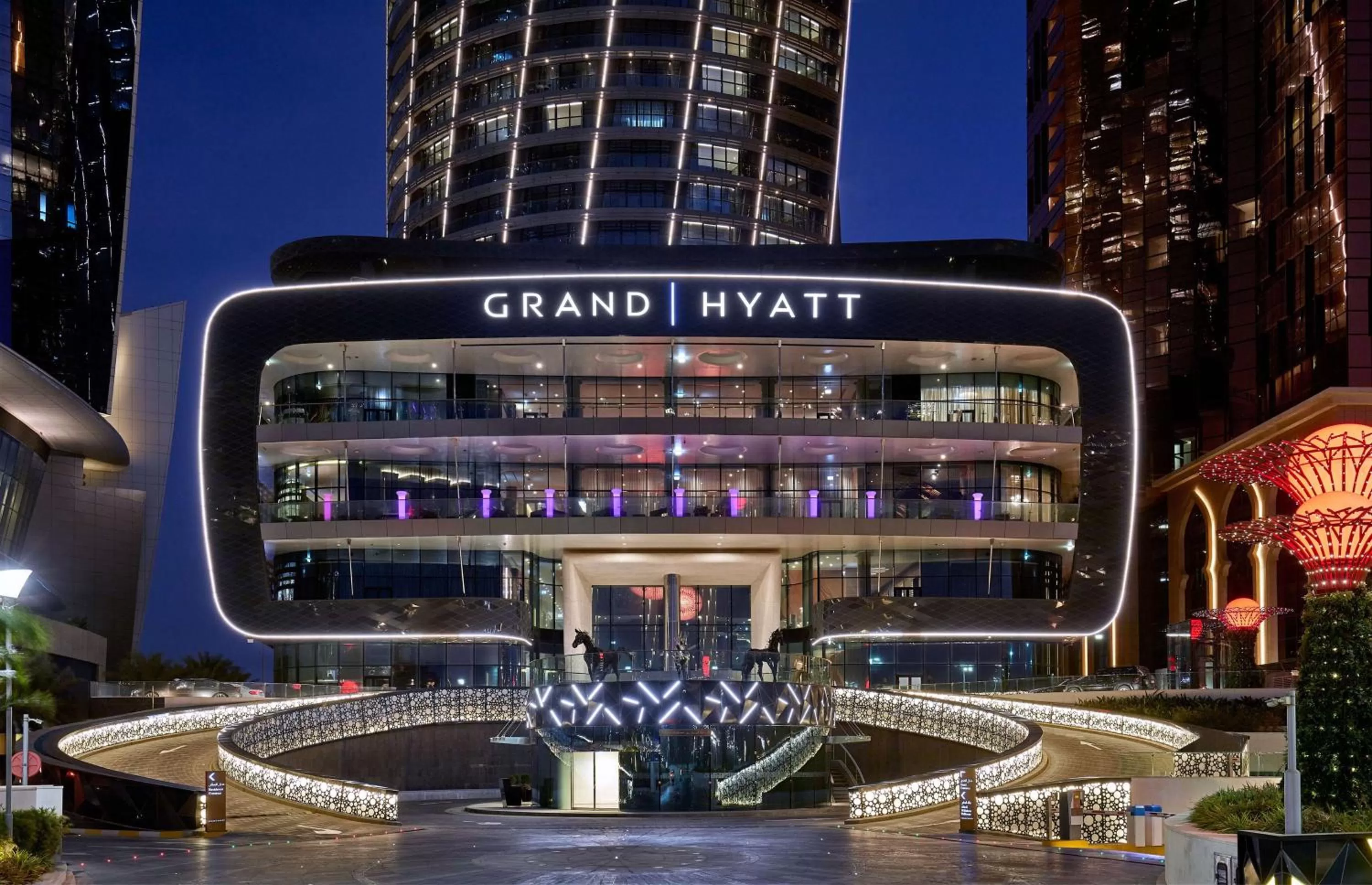 Property building in Grand Hyatt Abu Dhabi Hotel & Residences Emirates Pearl