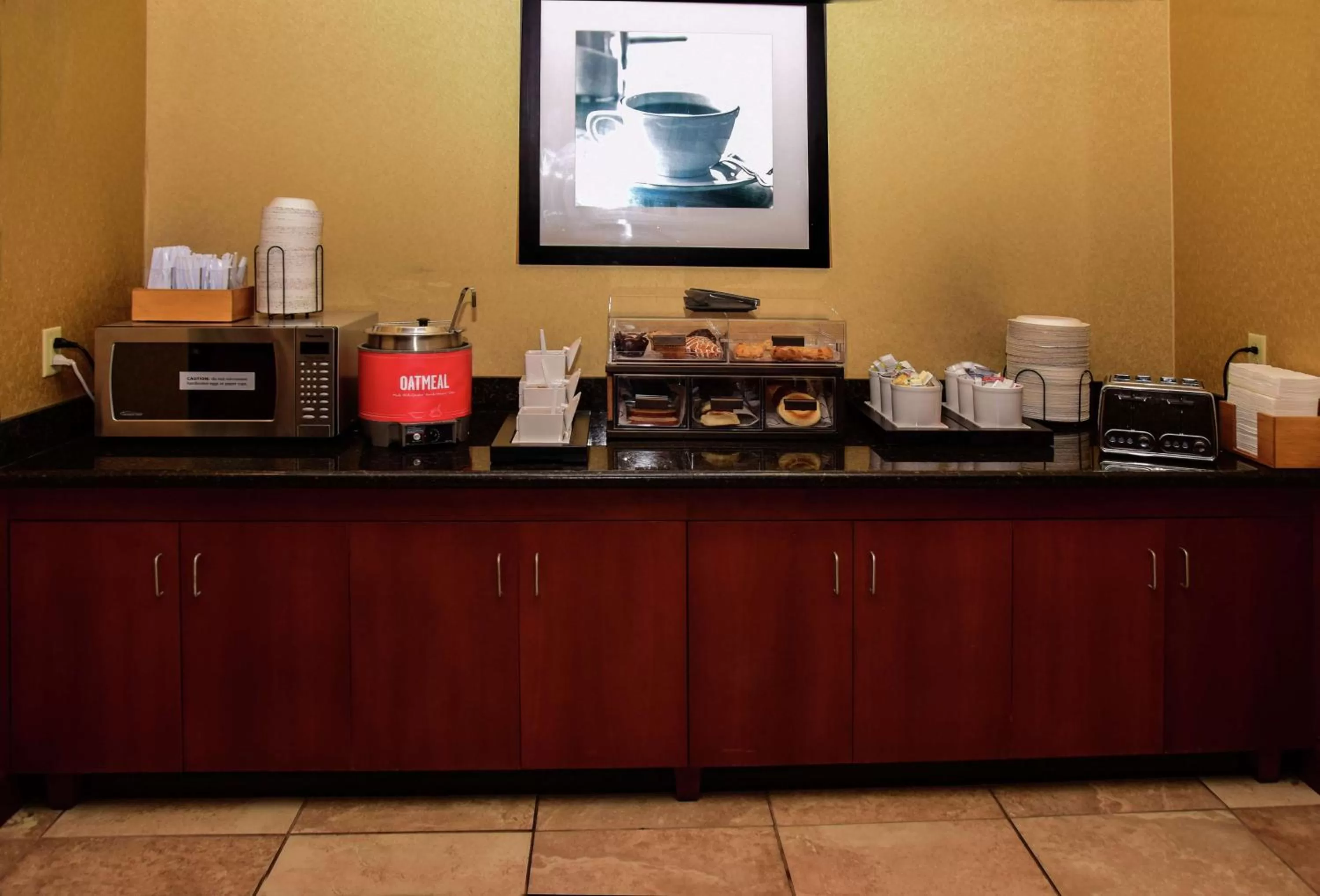 Breakfast in Hampton Inn Indiana