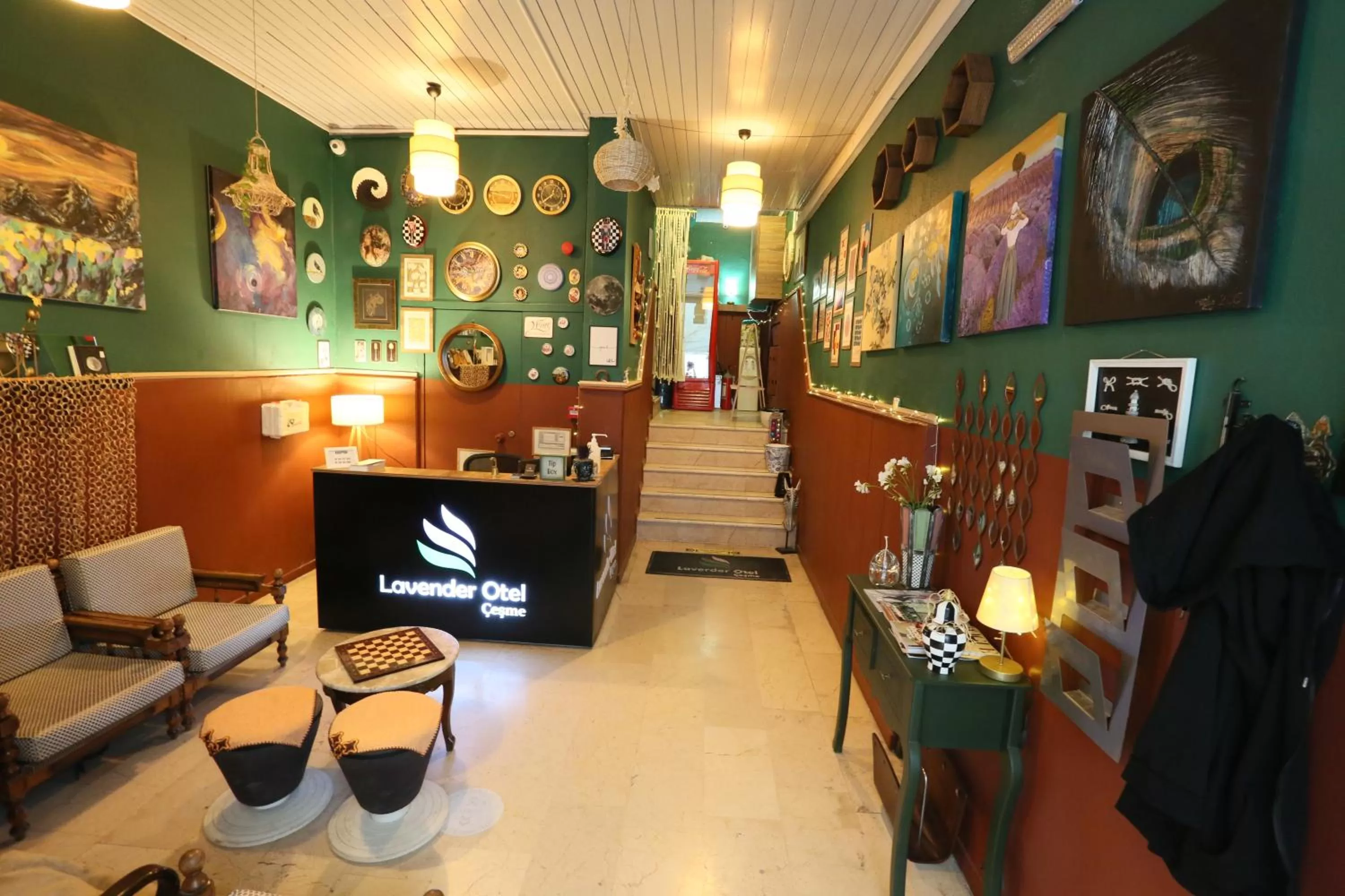 Lobby or reception in Lavender Otel