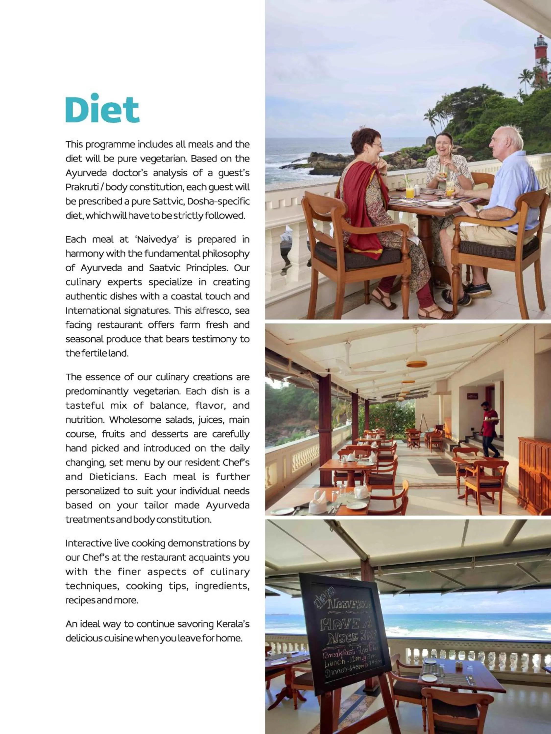 Food in Rockholm at the Light House Beach