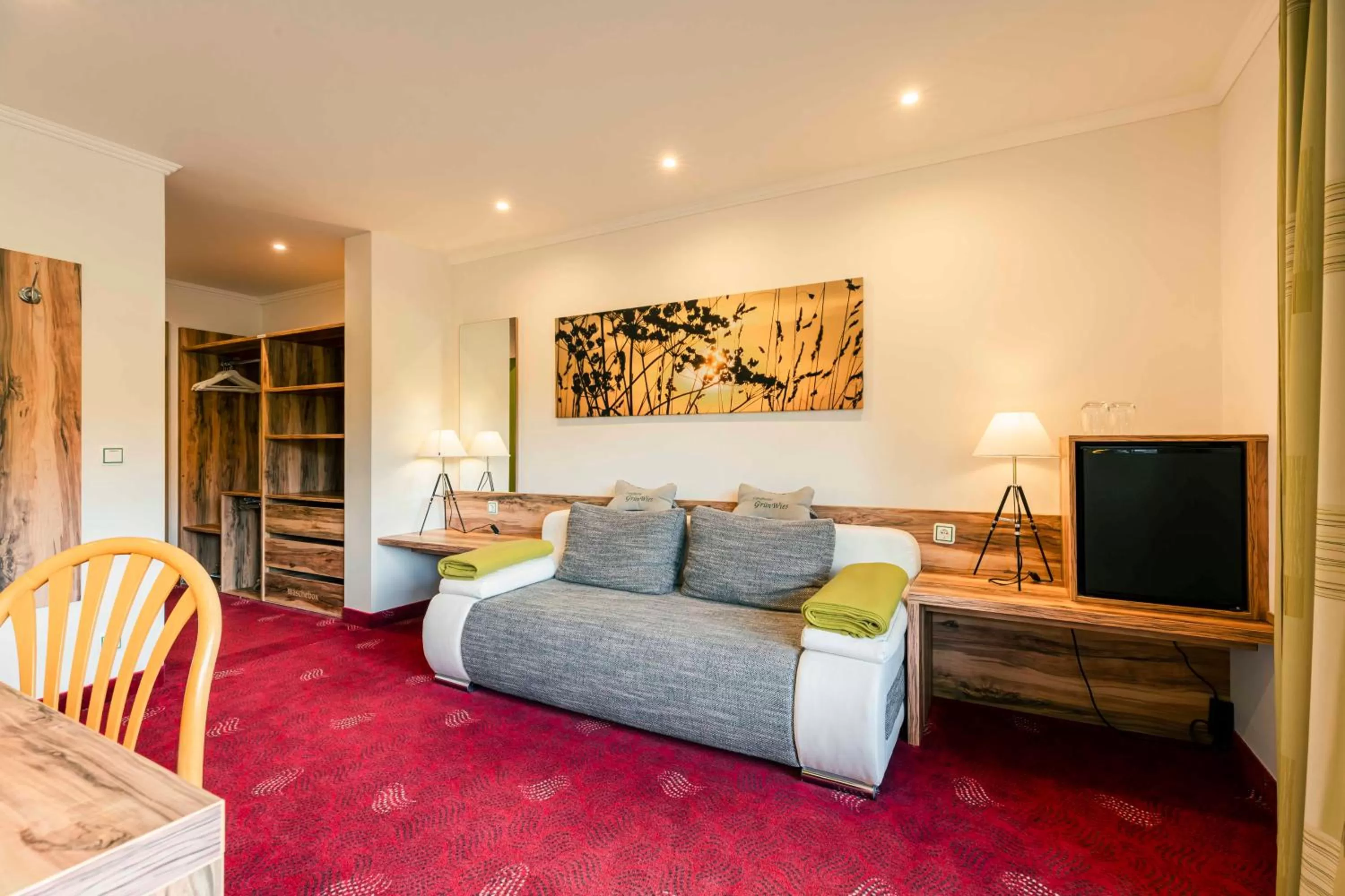 Seating area in Landhotel GrünWies -Bonsai-Wellness Garni