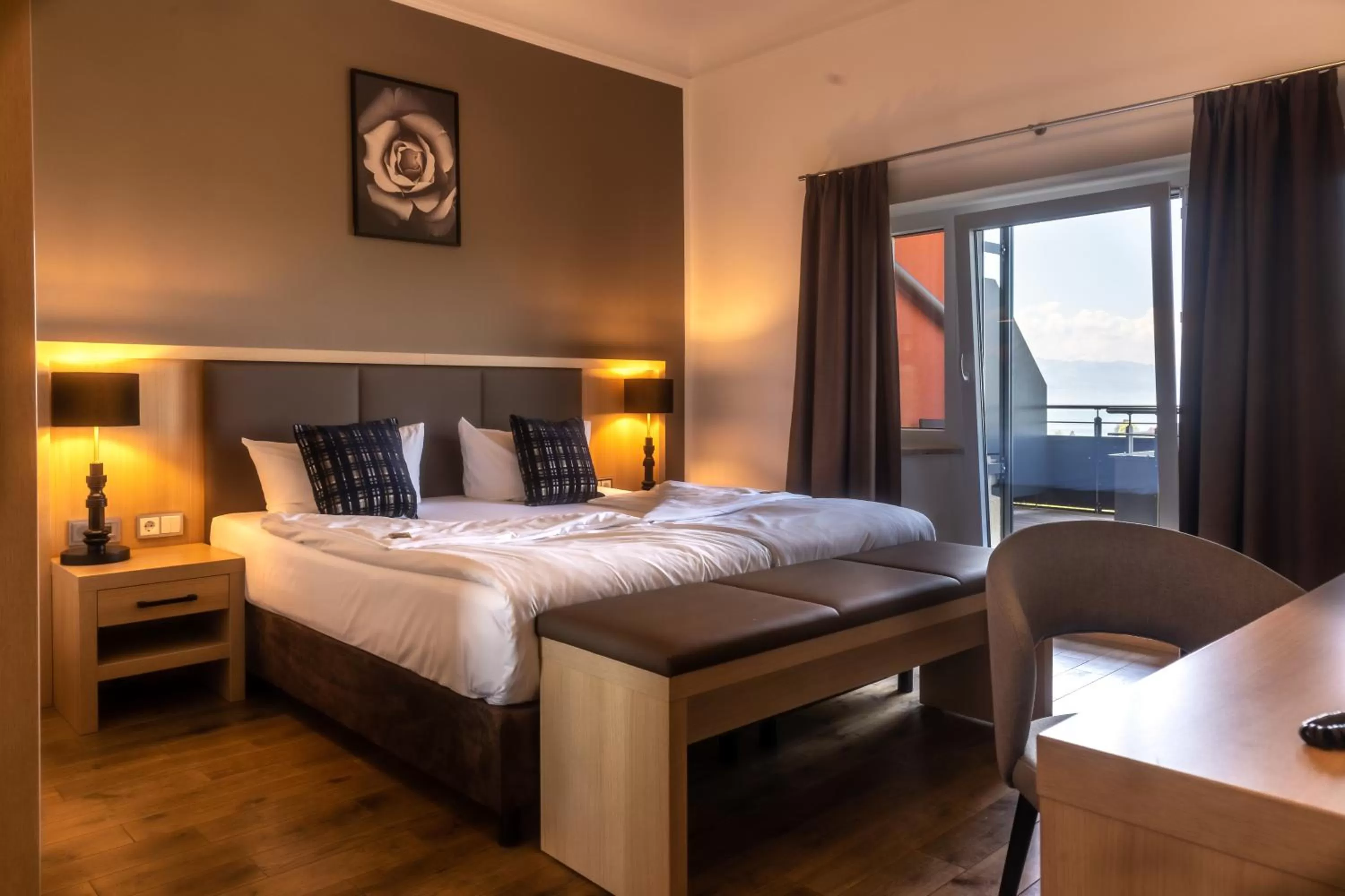 Bed in Bodensee-Hotel Sonnenhof