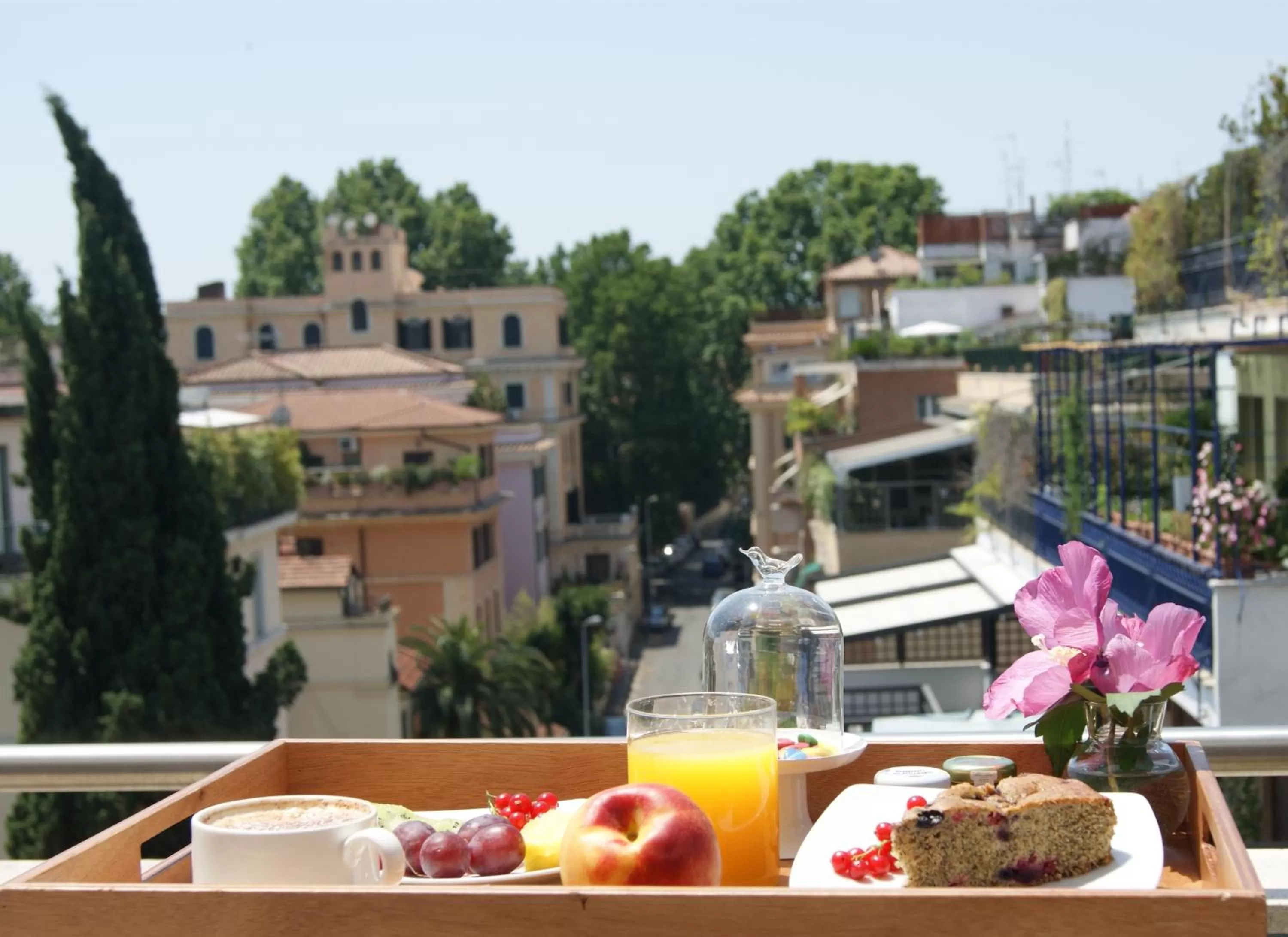 Balcony/Terrace in Hotel Mercure Roma Corso Trieste