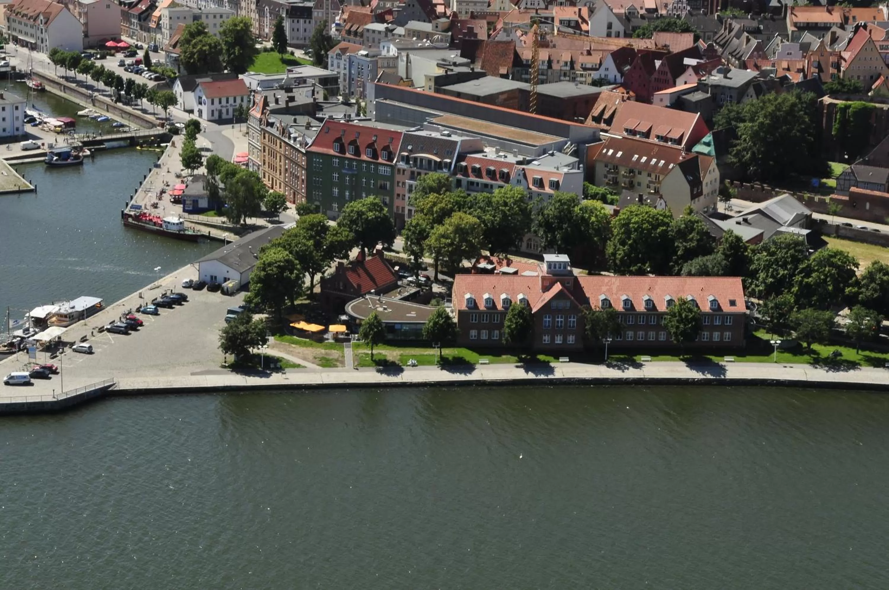Bird's eye view in Hotel Hafenresidenz Stralsund