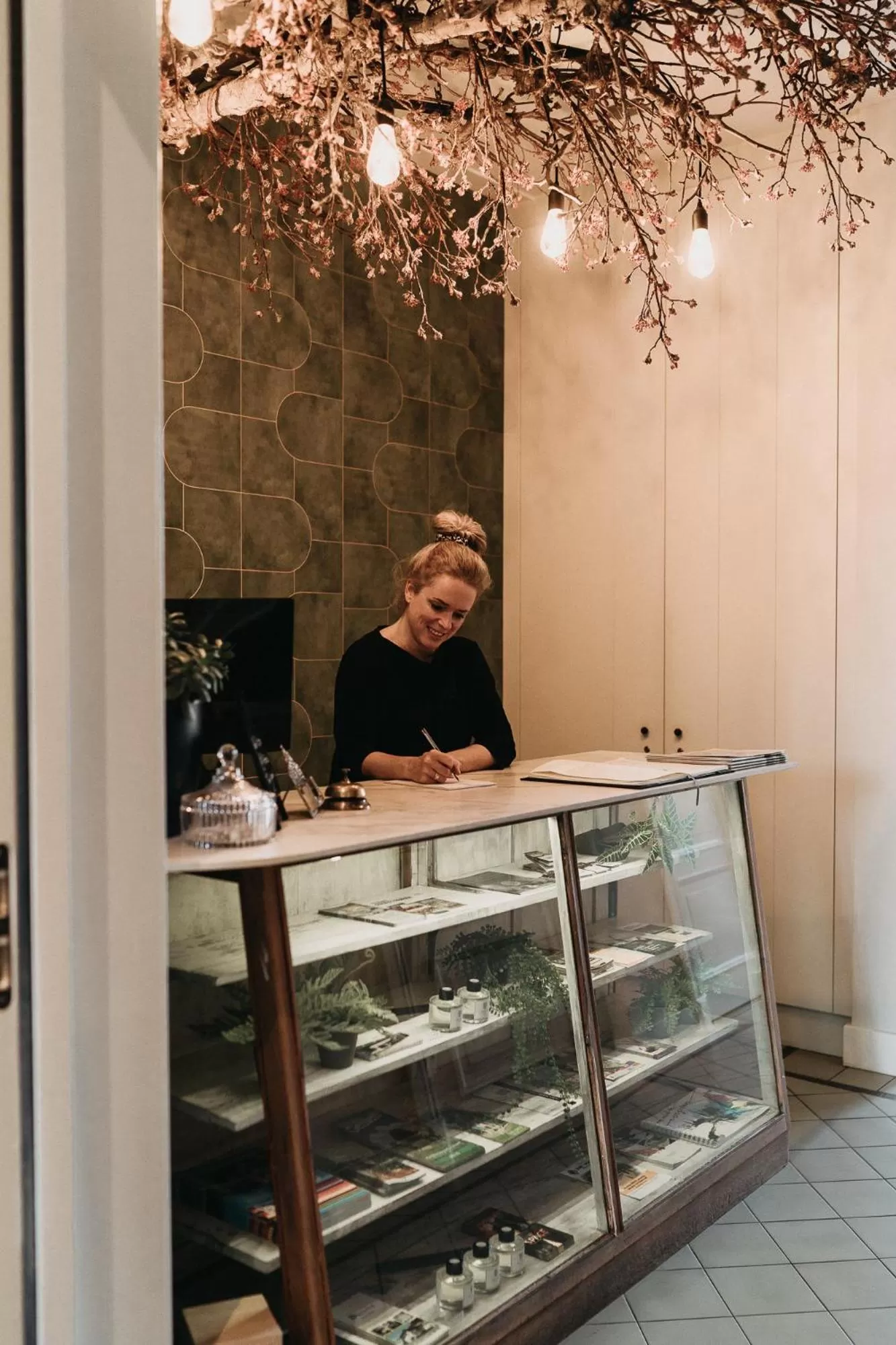 Lobby or reception in The Yard hotel Zuidkade