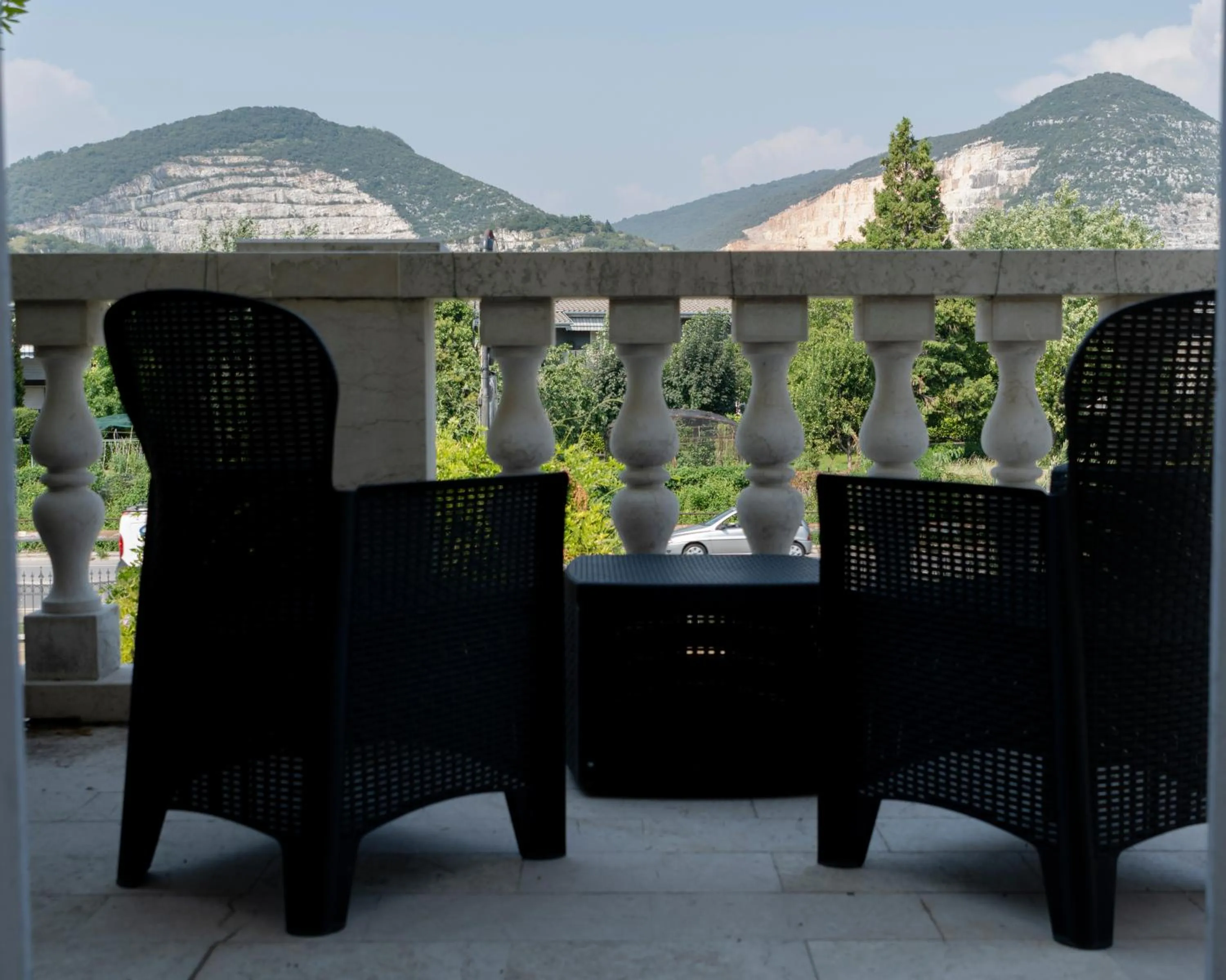 Garden view in La Pina