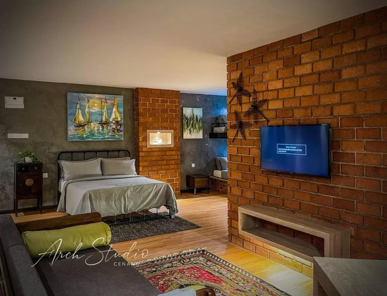 Bed in Arch Studio Cenang