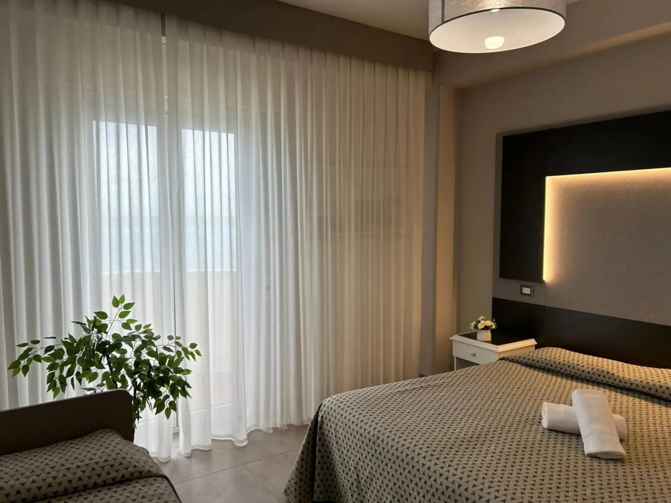 Bed in Grand Hotel Montesilvano