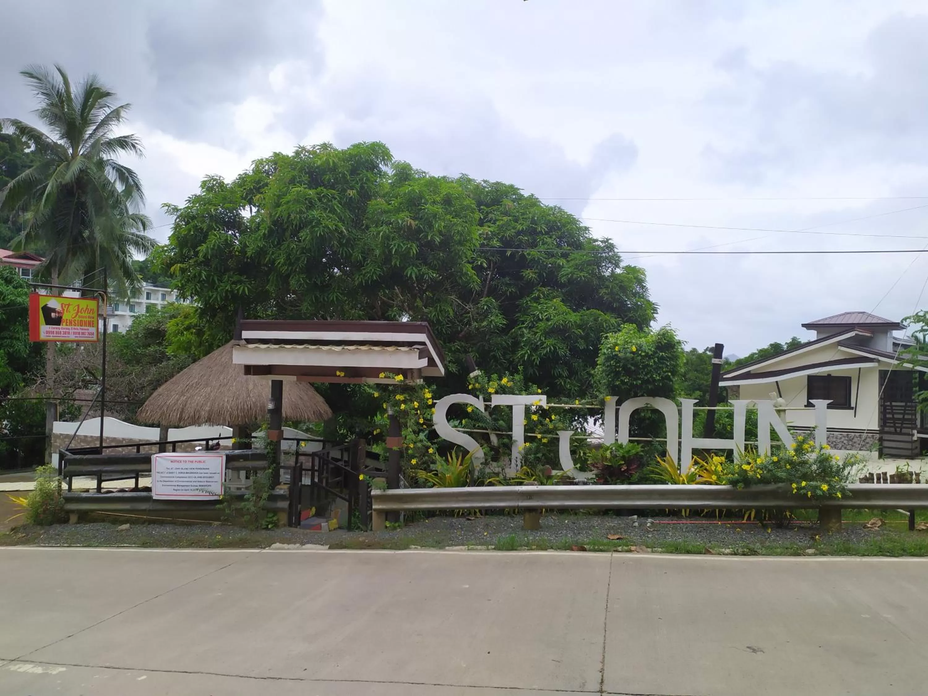 Property building in St. John Island View Pensionne
