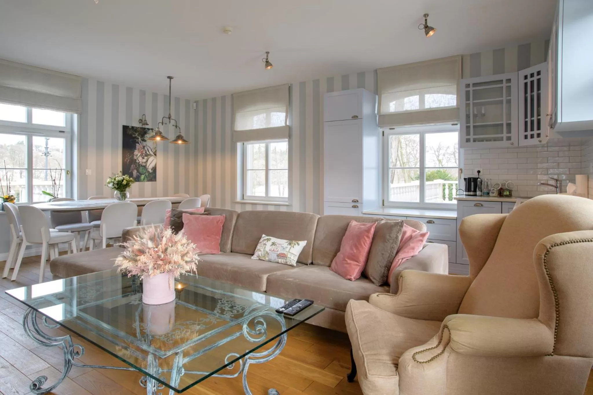 Living room in Leśny Dwór