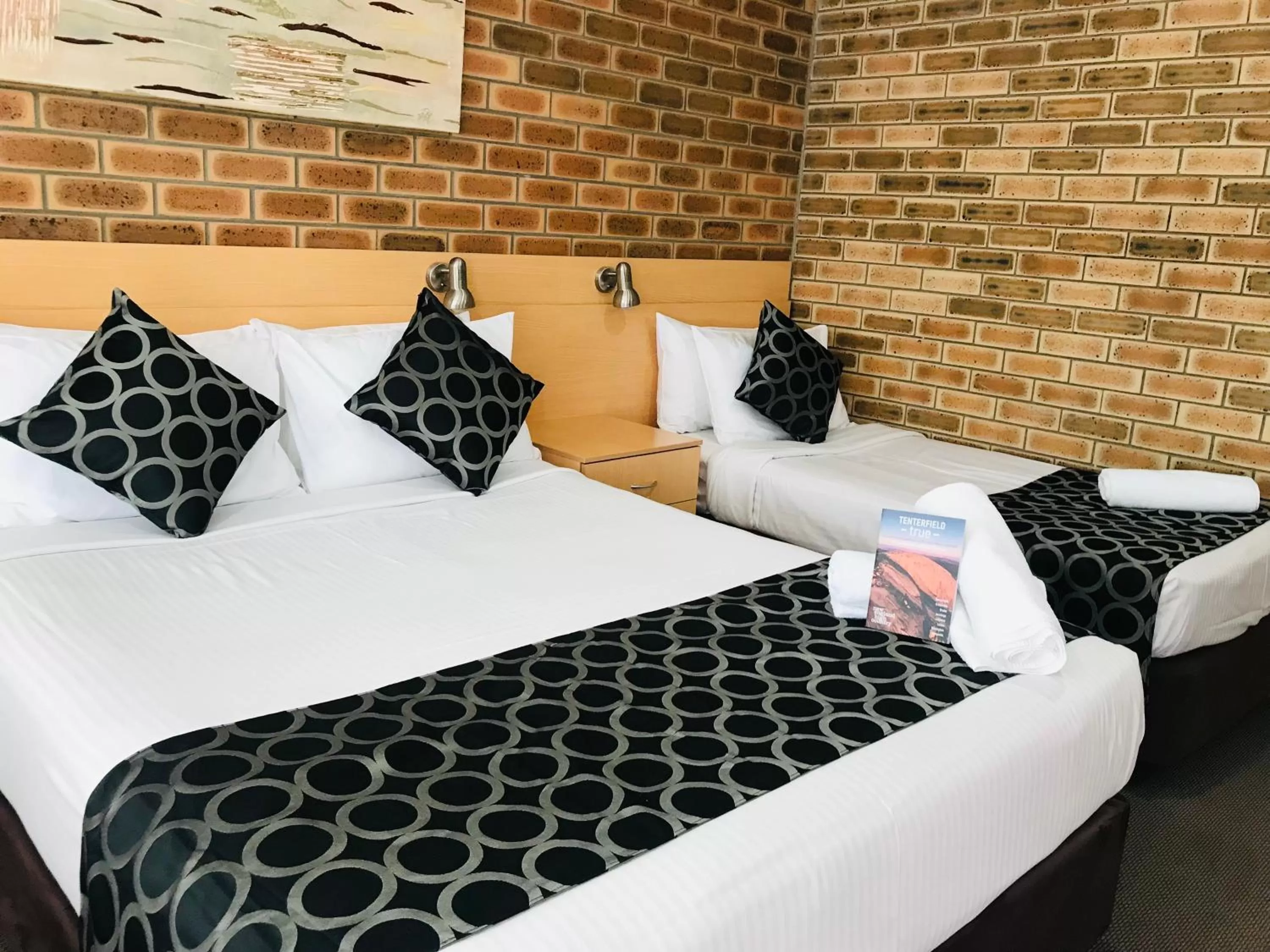 Bed in Jumbuck Motor Inn