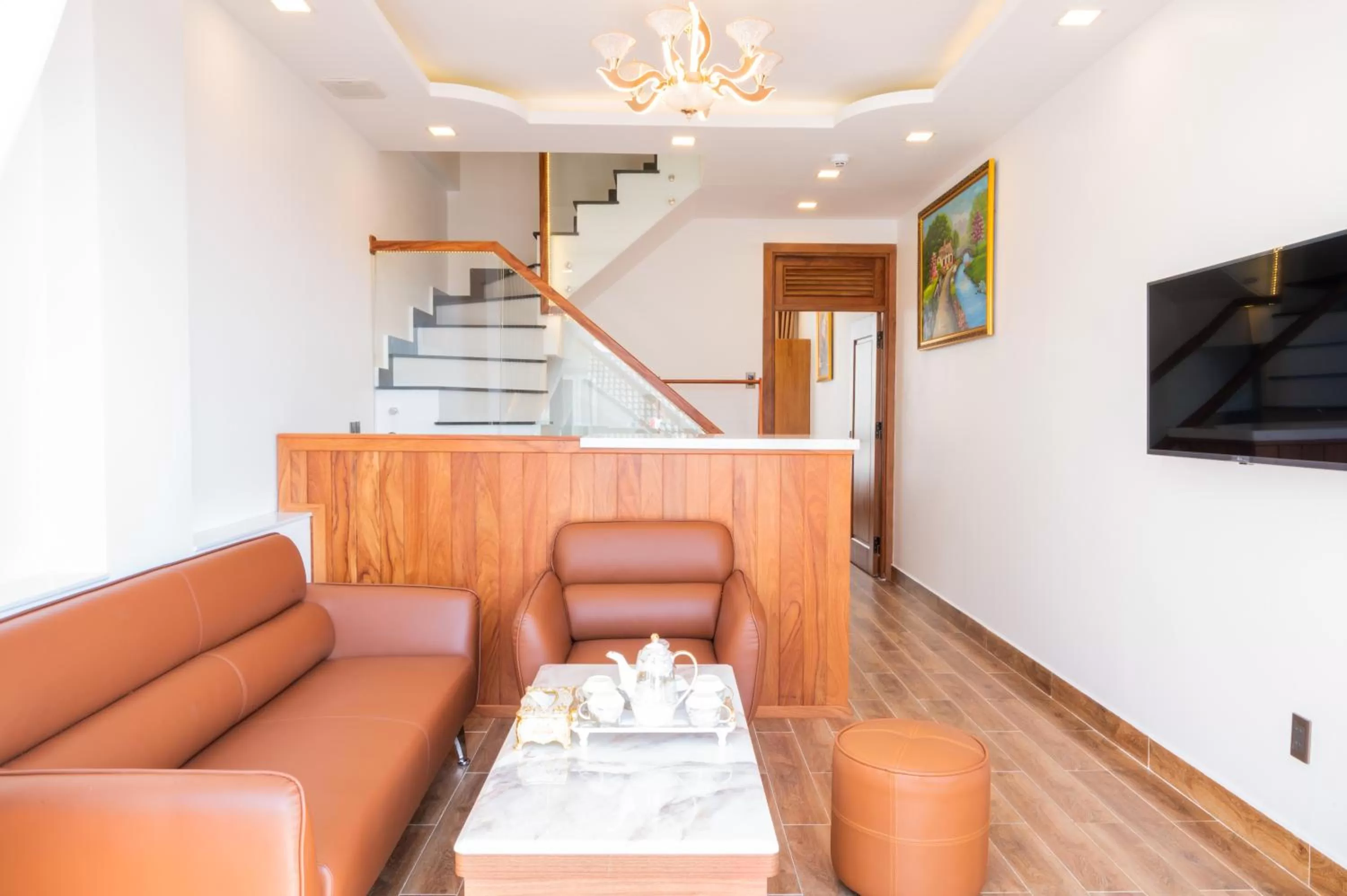 Living room in La Fleur Premium Central Apartment Hotel