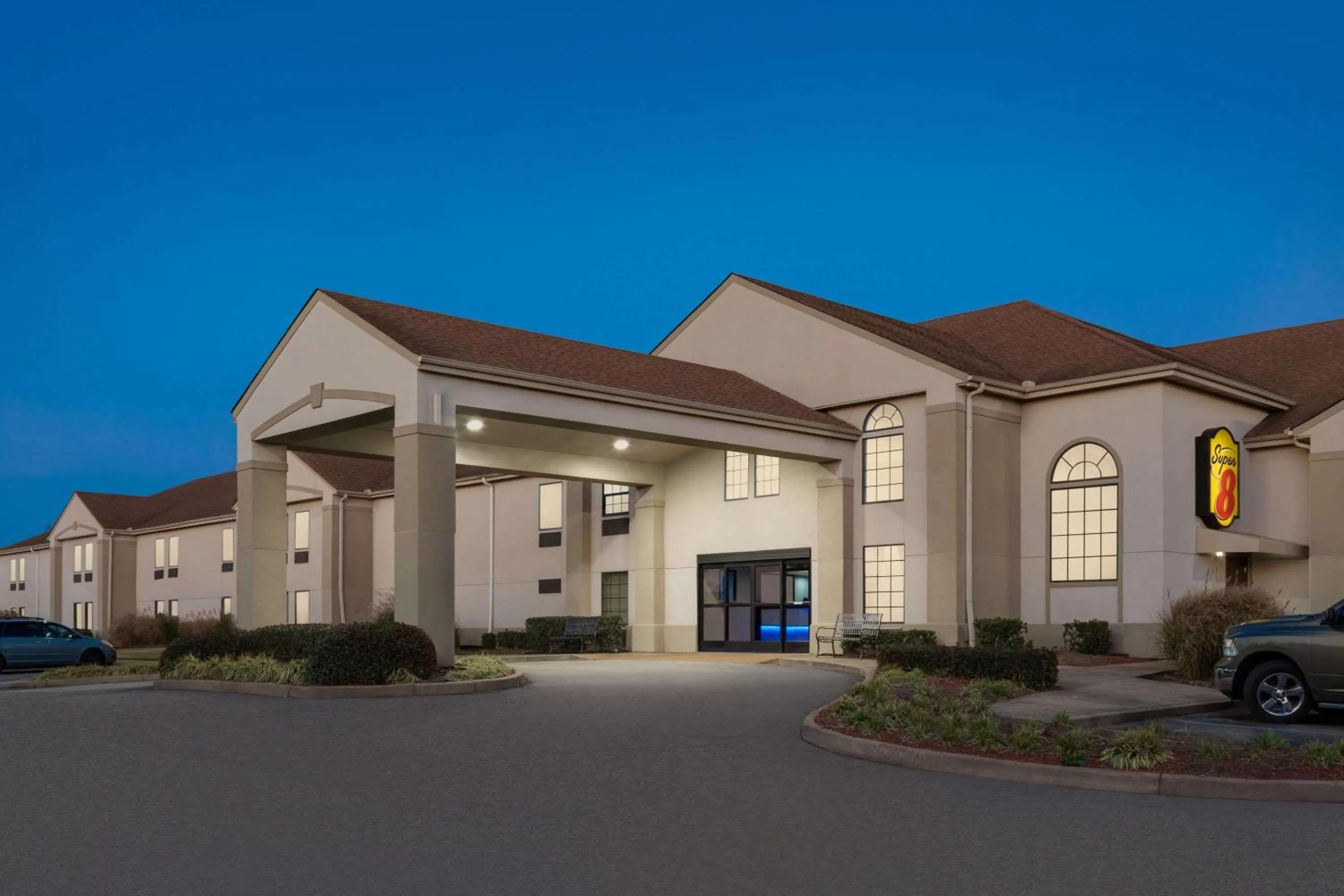 Property building in Super 8 by Wyndham Olive Branch