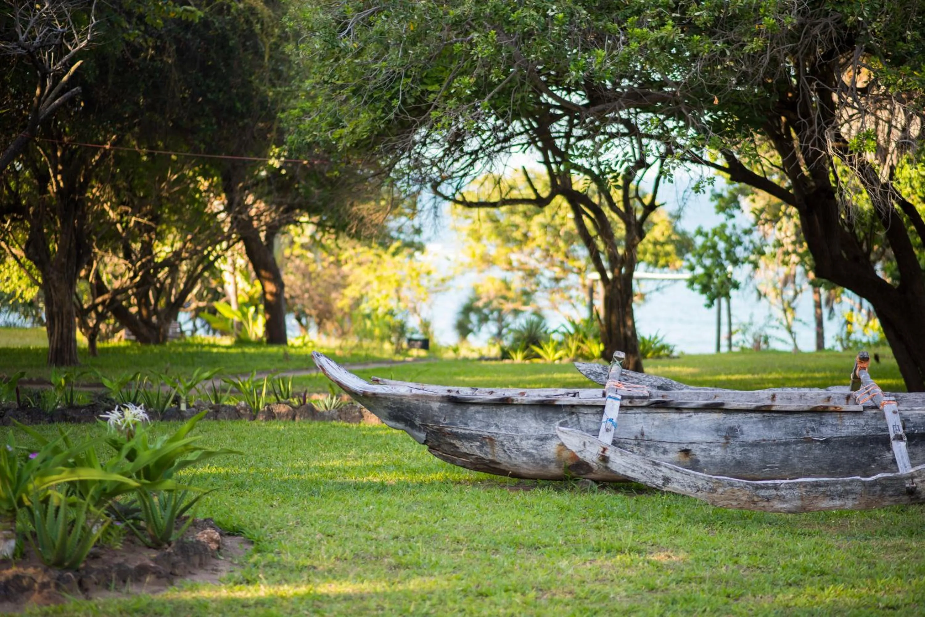 Canoeing in Amani Beach Resort