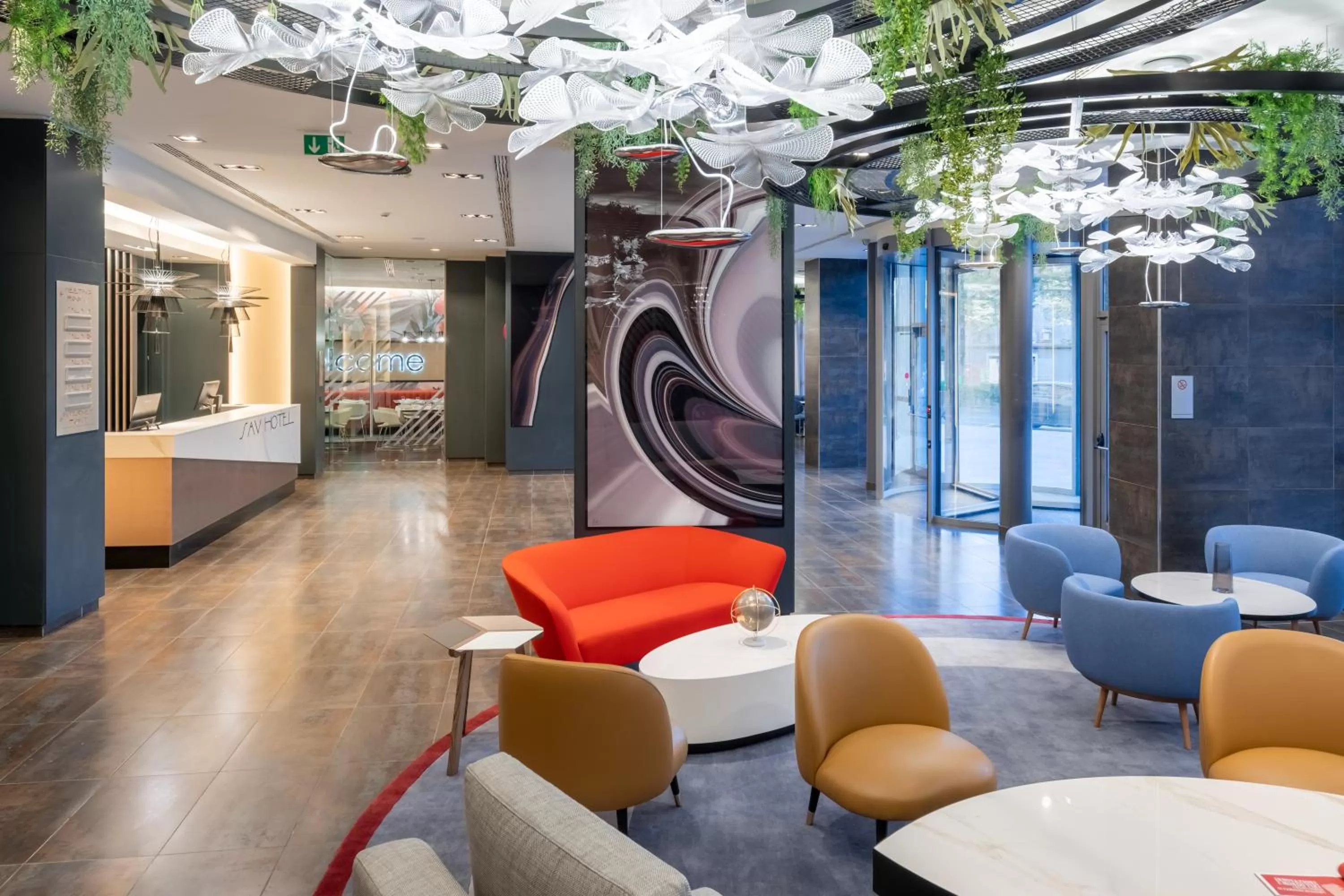 Lobby or reception in Savhotel Fiera Bologna