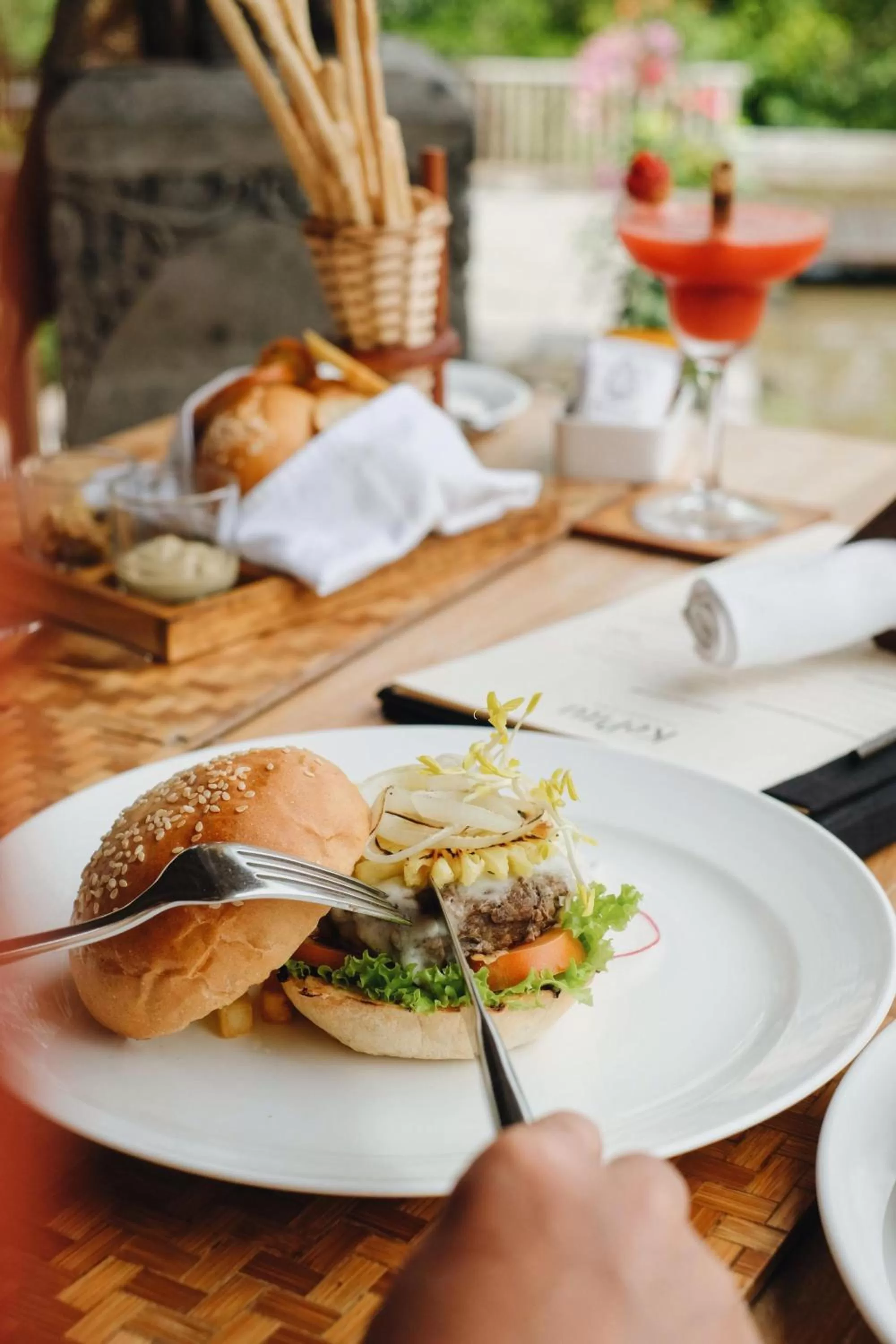 Food in The Kayon Resort