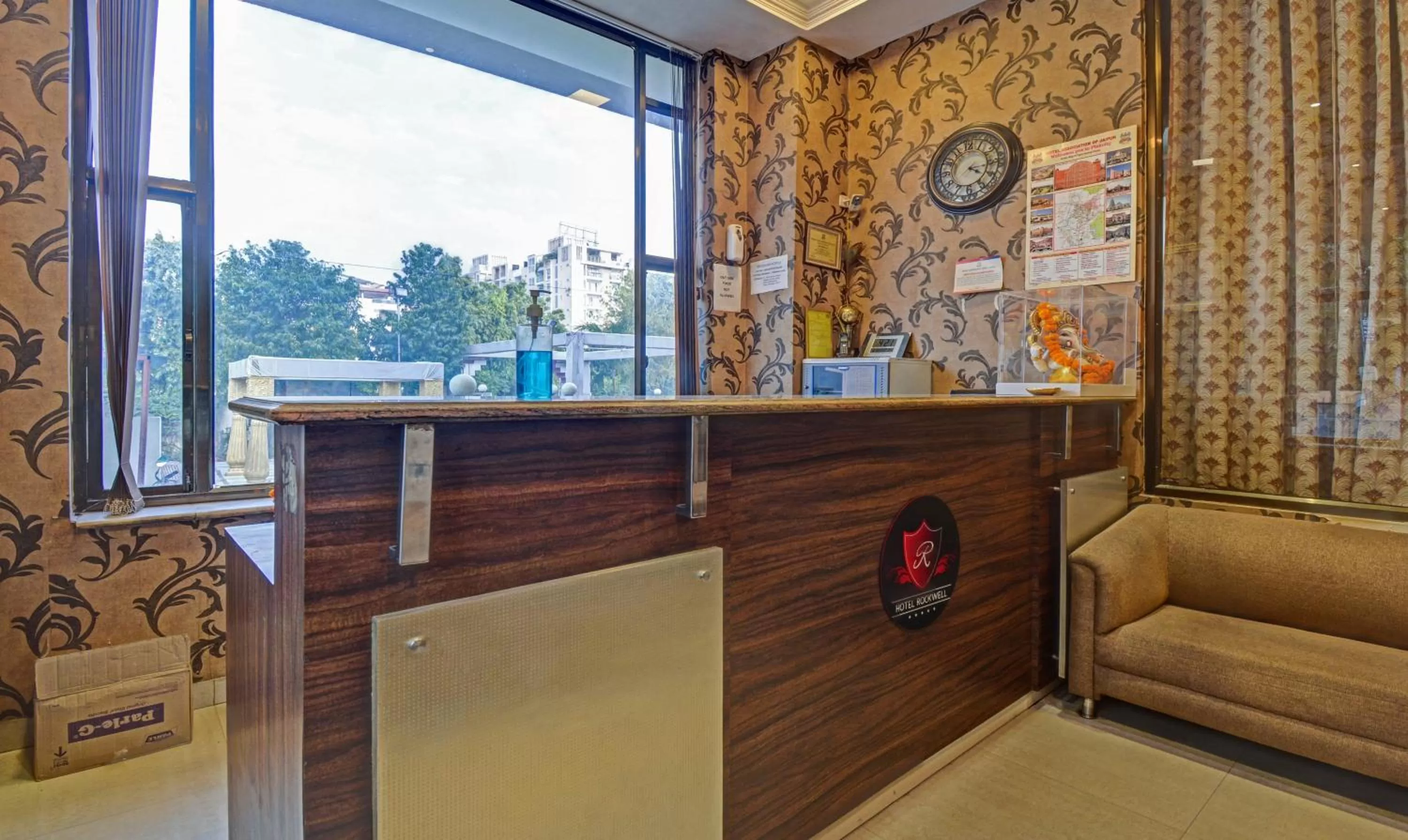 Lobby or reception in Treebo New Rockwell Vivek Vihar