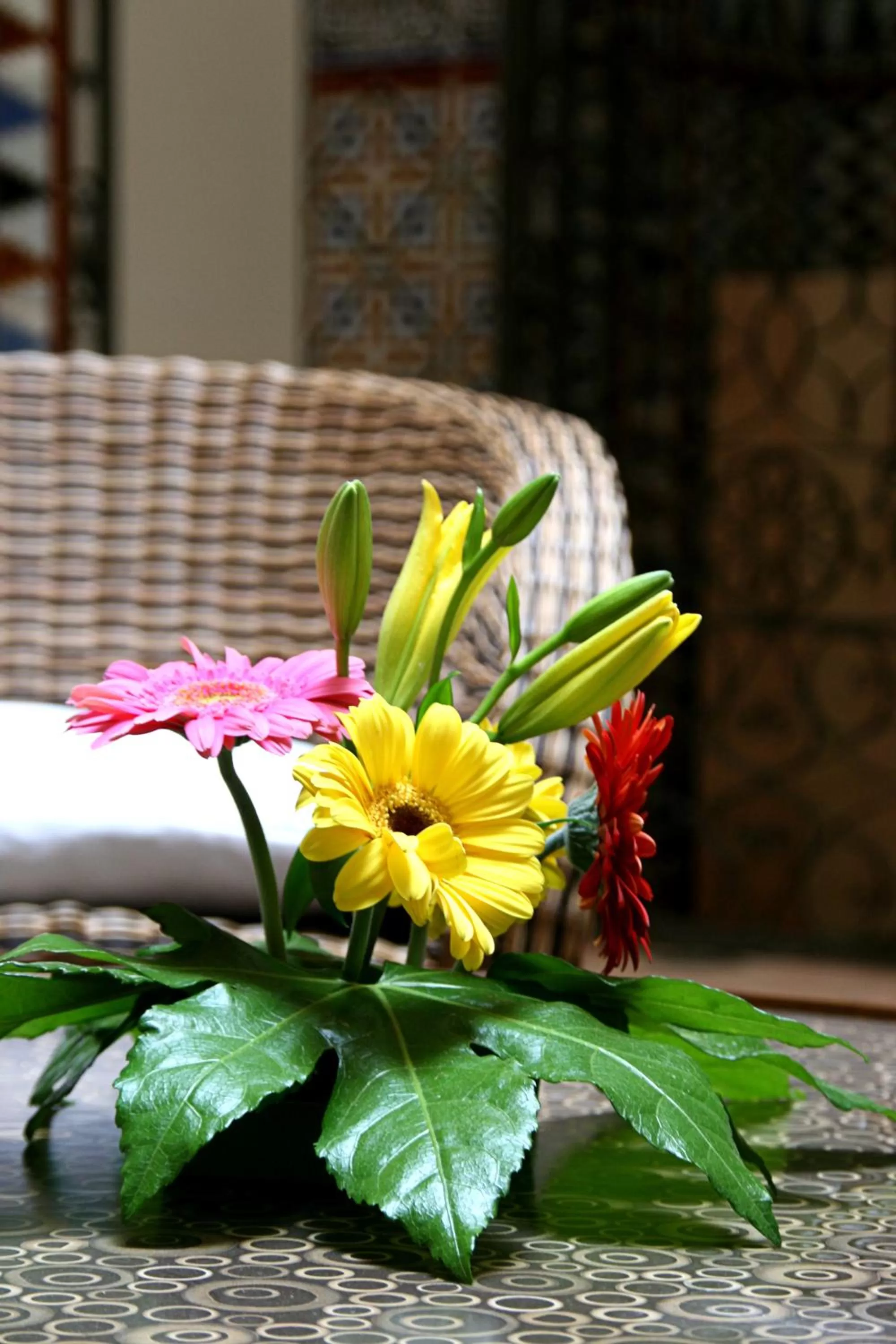 Decorative detail in Hotel Boutique Casas de Santa Cruz
